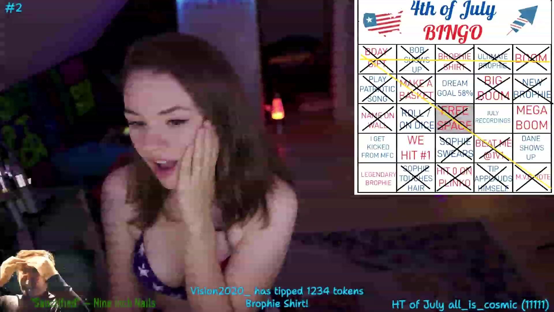 Gallery image thumbnail from SophiesPalace's myfreecams stream on, 07/05/2023, 05:27 image 2 of 20