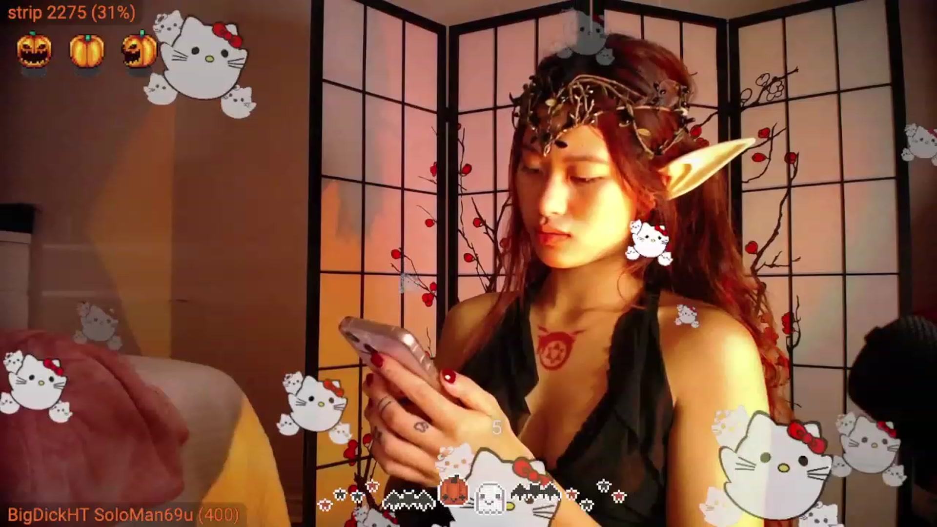 Gallery image thumbnail from SpookyDelulu's myfreecams stream on, 10/30/2023, 04:56 image 18 of 20