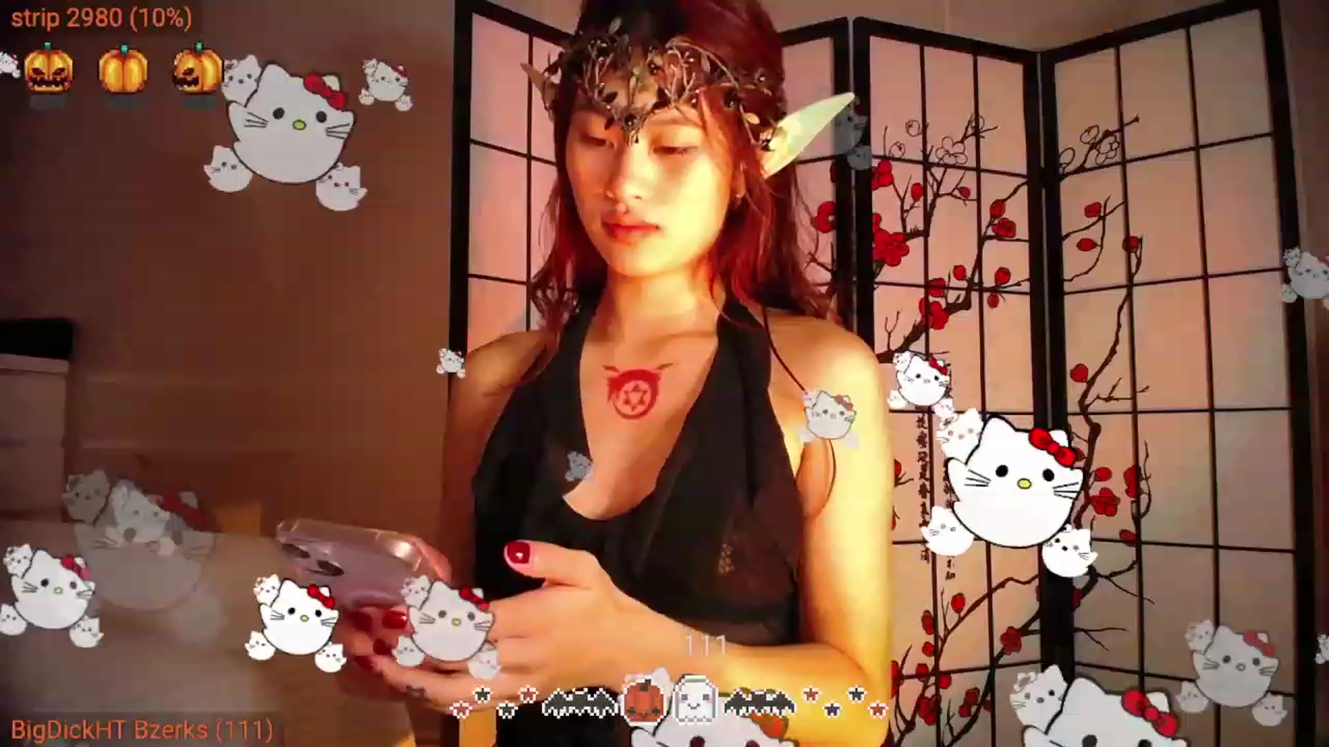 Gallery image thumbnail from SpookyDelulu's myfreecams stream on, 10/30/2023, 04:56 image 4 of 20