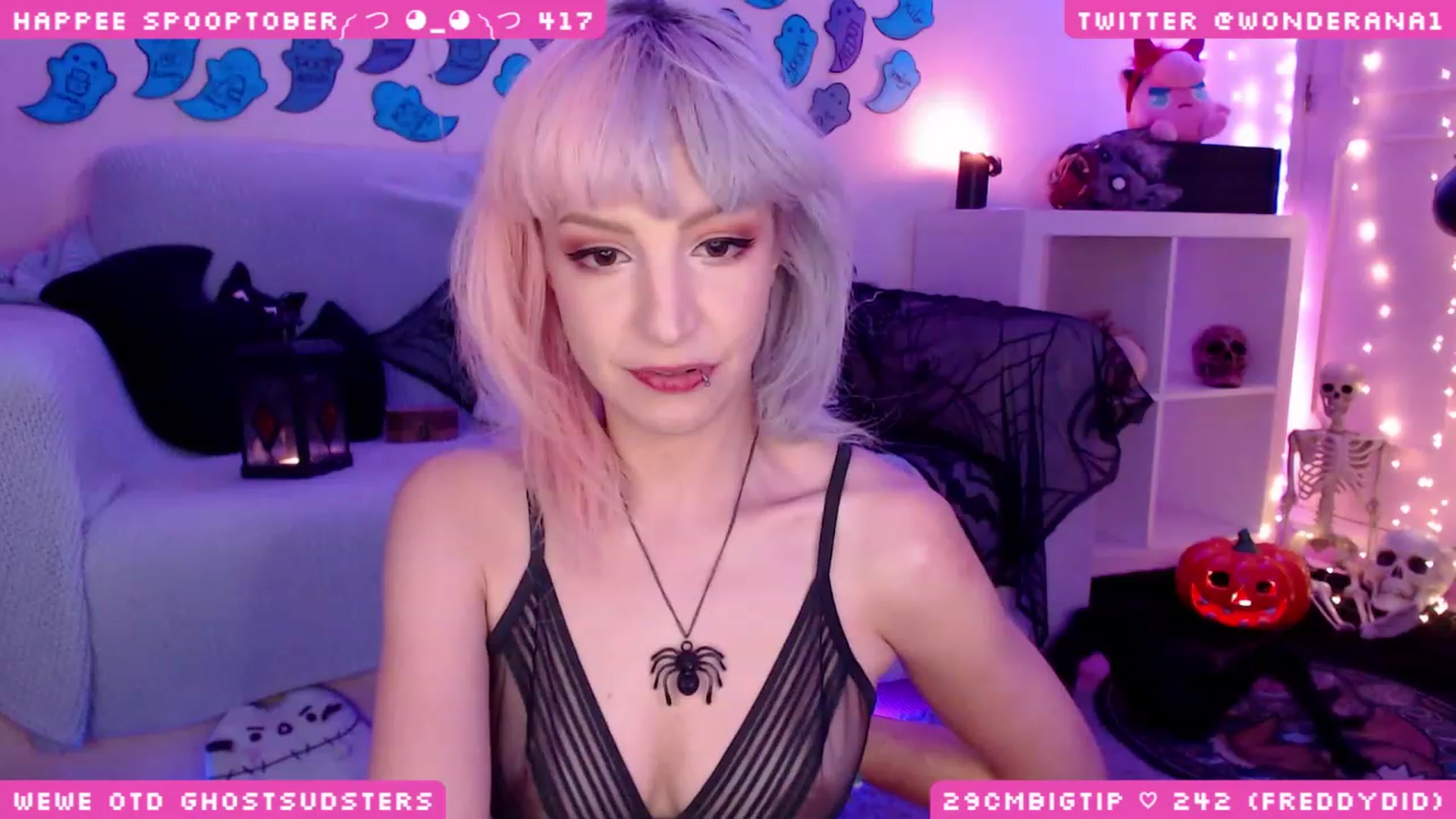 Gallery image thumbnail from SpoopyBish's myfreecams stream on, 10/12/2023, 01:08 image 20 of 20