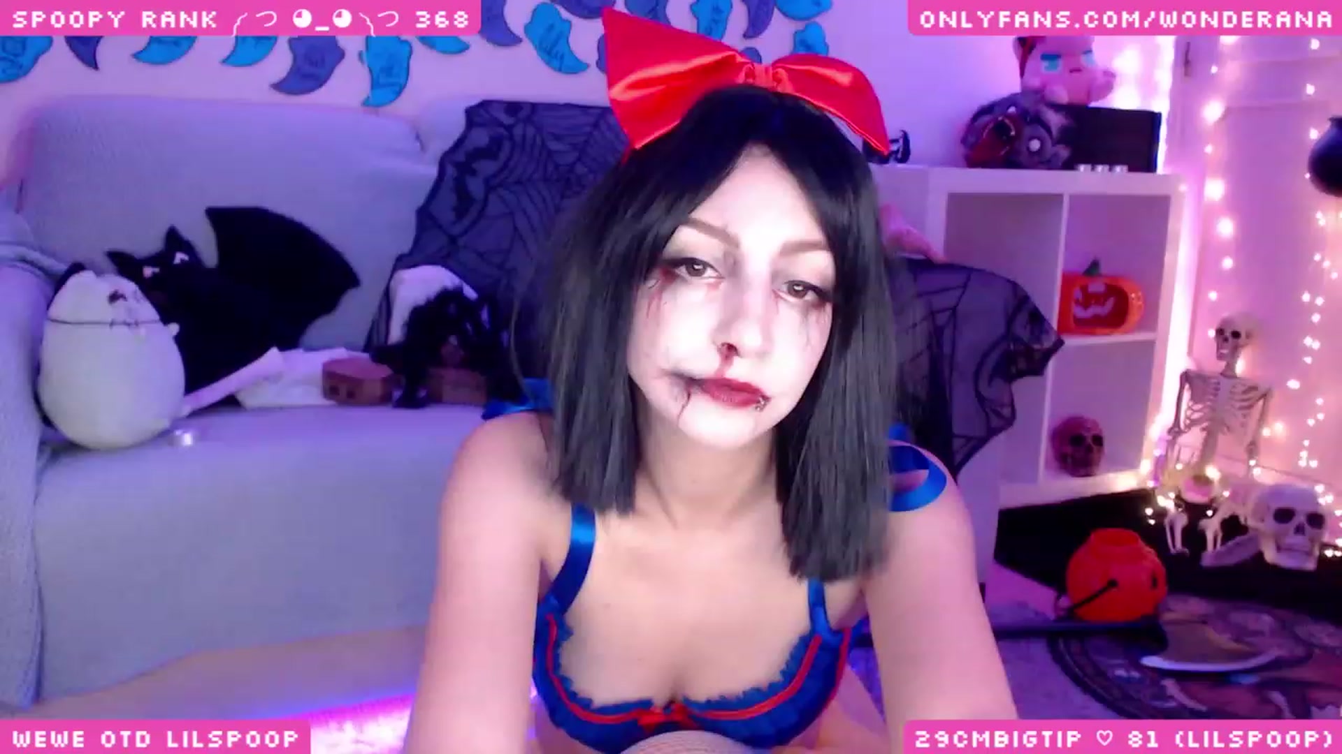 Gallery image thumbnail from SpoopyBish's myfreecams stream on, 10/22/2023, 01:51 image 4 of 20