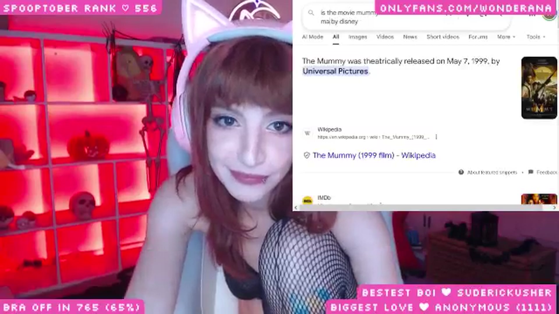 Gallery image thumbnail from SpoopyBish's myfreecams stream on, 10/25/2025, 03:34 image 20 of 20
