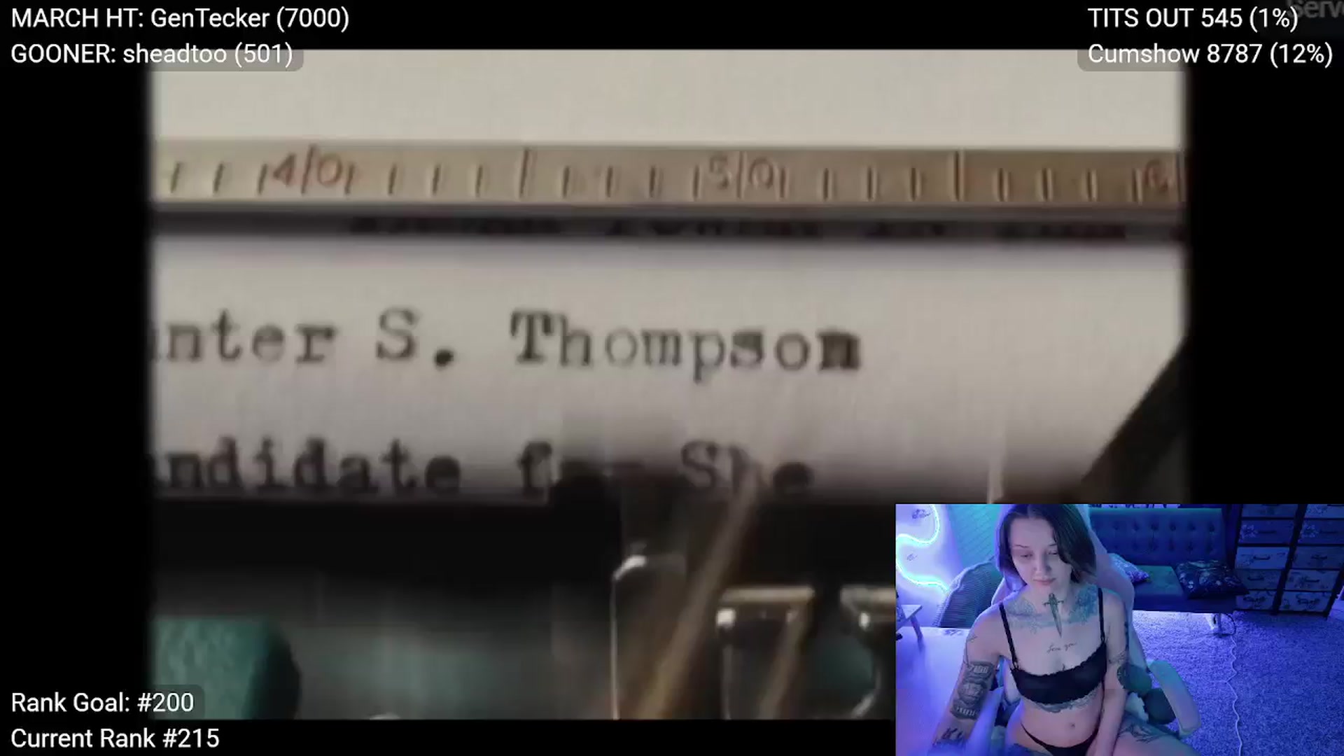 Gallery image thumbnail from SquidVicious's myfreecams stream on, 03/09/2026, 03:58 image 17 of 20