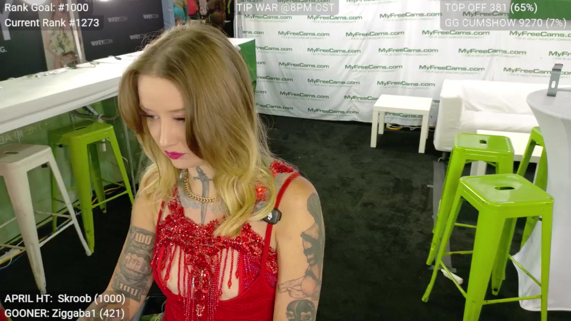 Gallery image thumbnail from SquidVicious's myfreecams stream on, 04/11/2026, 20:09 image 10 of 20