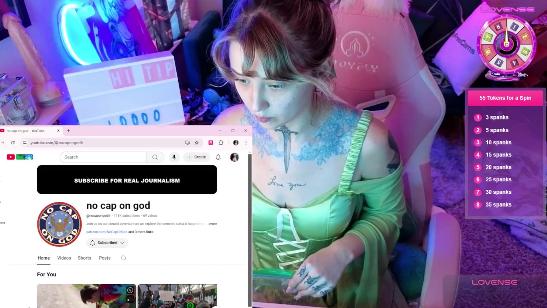 Gallery image thumbnail from Squidvicious9's myfreecams stream on, 03/03/2025, 04:36 image 2 of 20