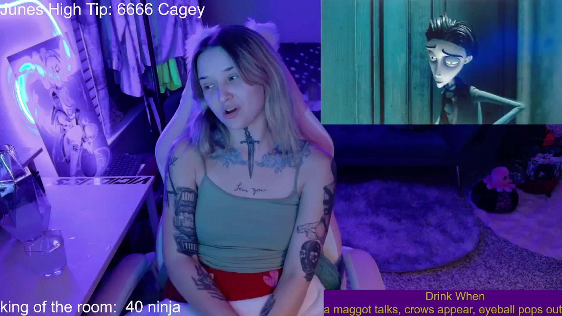 Gallery image thumbnail from Squidvicious9's myfreecams stream on, 06/25/2025, 05:07 image 3 of 20
