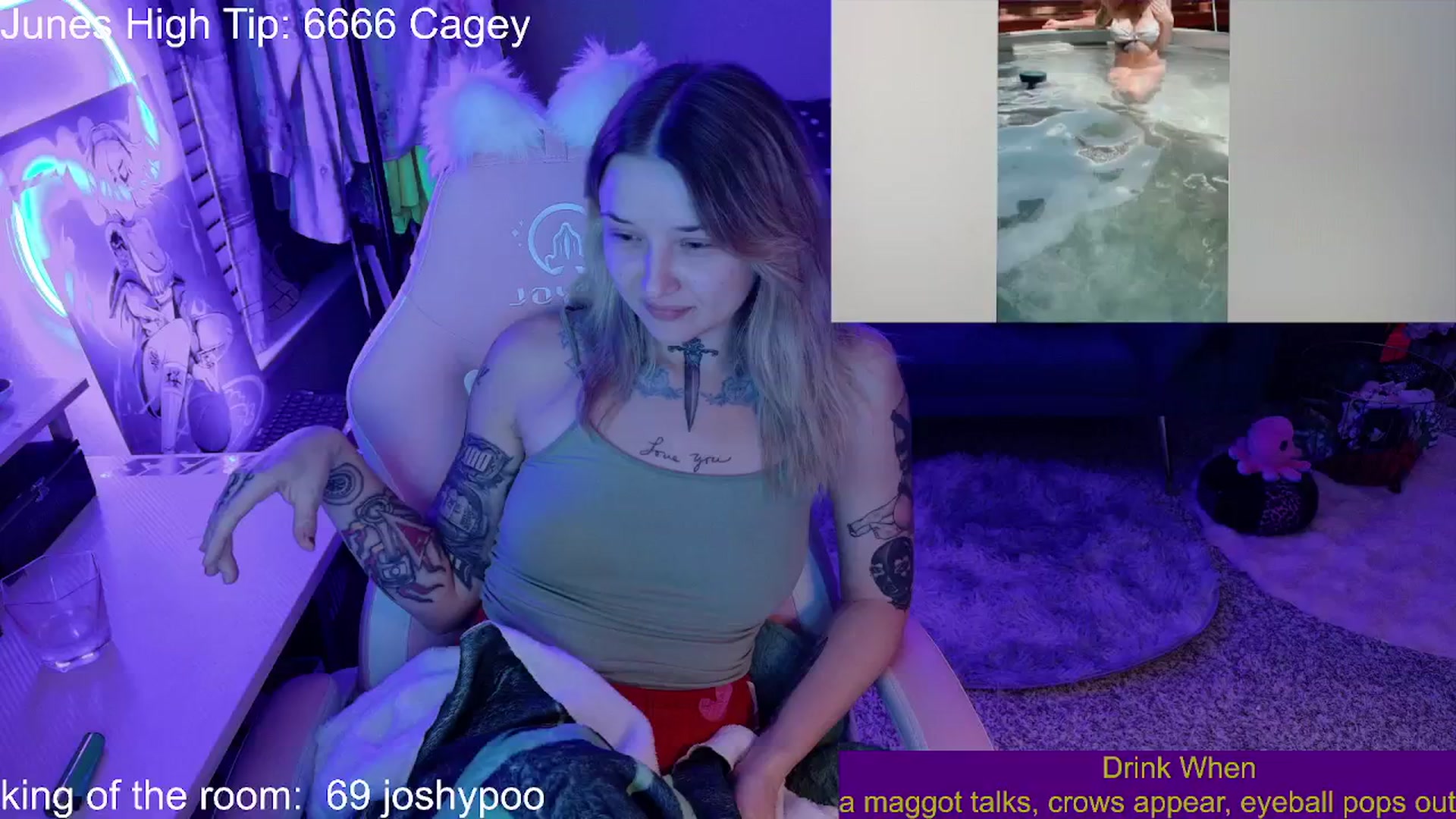 Gallery image thumbnail from Squidvicious9's myfreecams stream on, 06/25/2025, 05:07 image 12 of 20