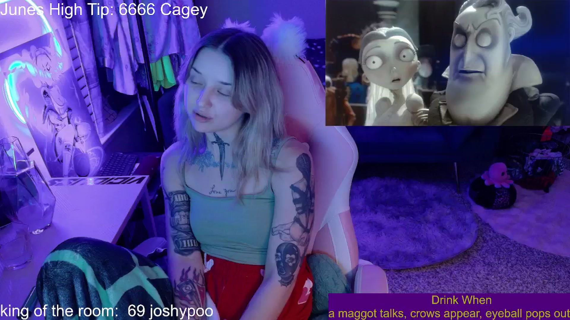 Gallery image thumbnail from Squidvicious9's myfreecams stream on, 06/25/2025, 05:07 image 9 of 20
