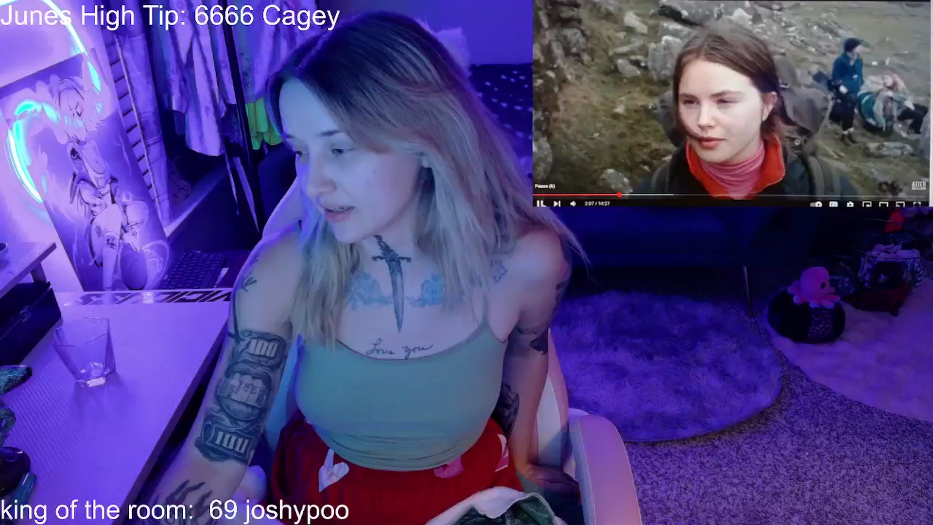 Gallery image thumbnail from Squidvicious9's myfreecams stream on, 06/25/2025, 05:07 image 15 of 20