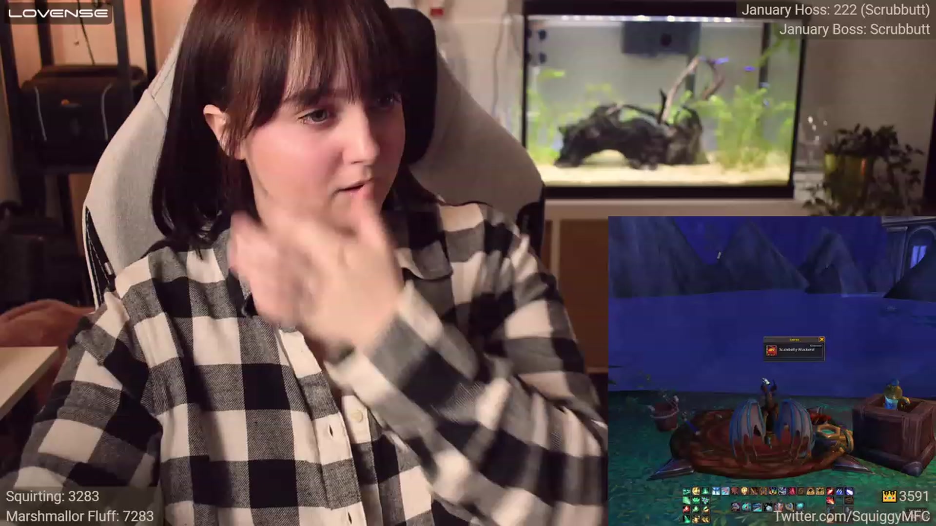 Gallery image thumbnail from Squiggy's myfreecams stream on, 01/05/2023, 05:35 image 20 of 20