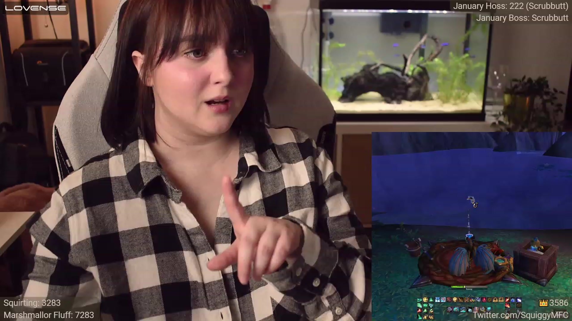 Gallery image thumbnail from Squiggy's myfreecams stream on, 01/05/2023, 05:35 image 1 of 20