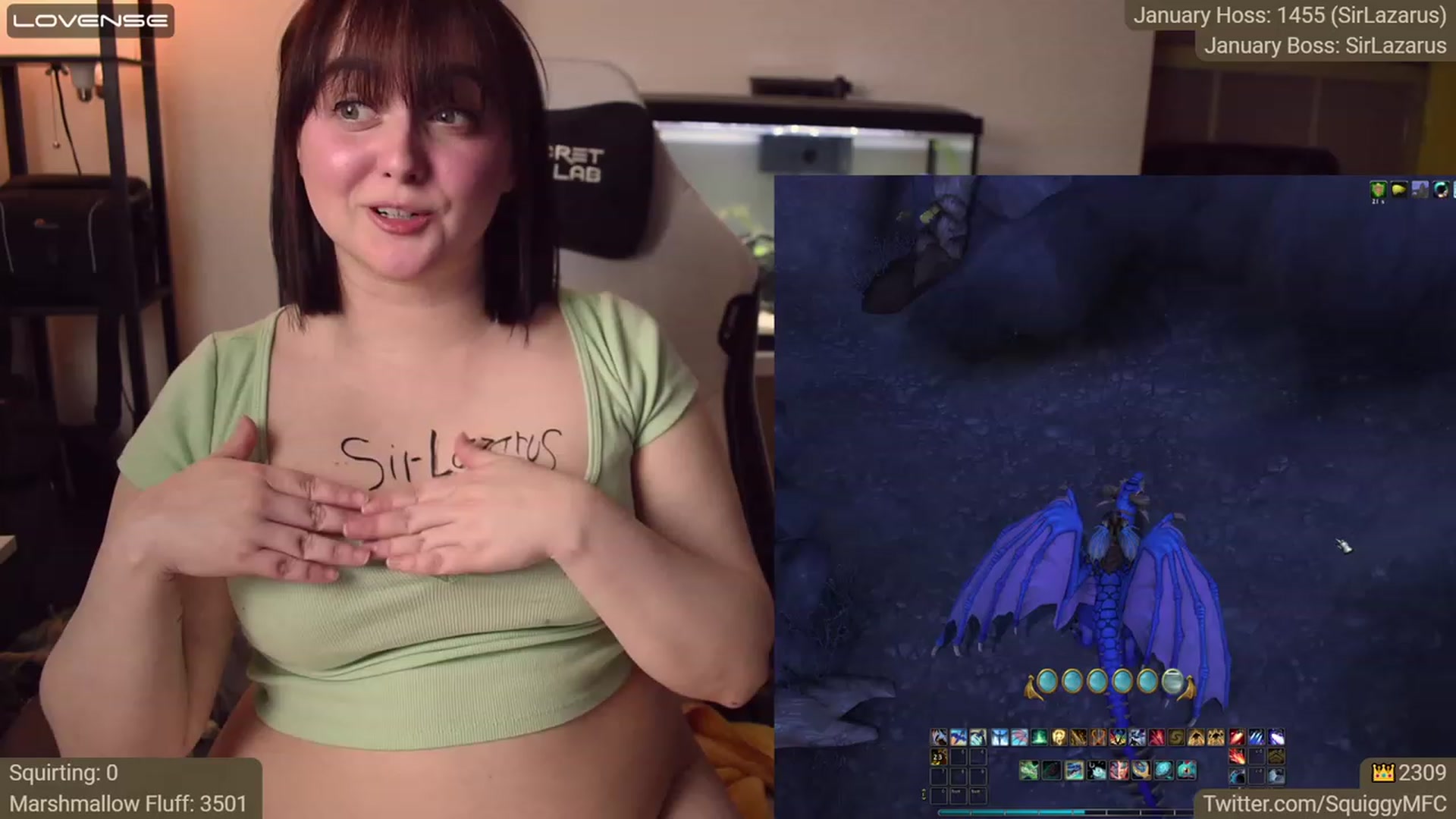 Gallery image thumbnail from Squiggy's myfreecams stream on, 01/09/2023, 05:21 image 12 of 20
