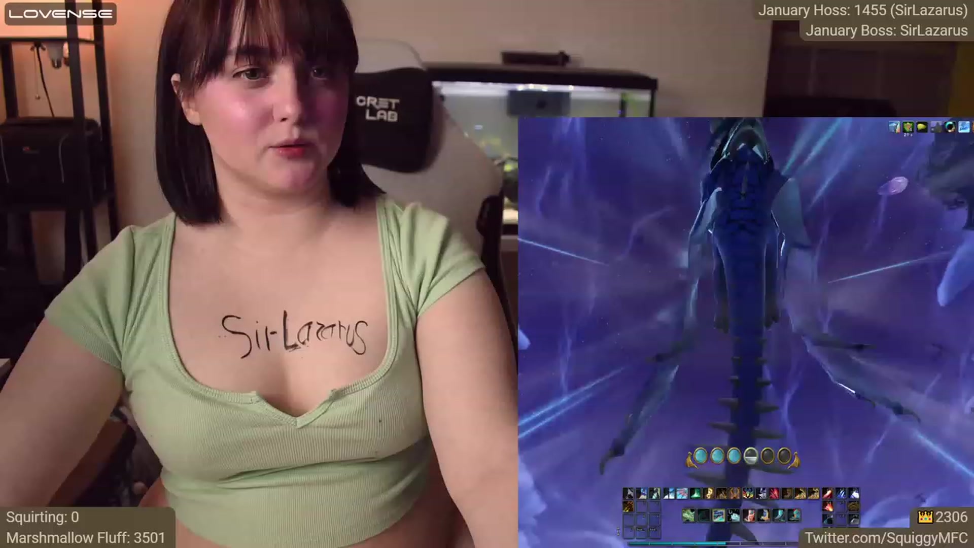 Gallery image thumbnail from Squiggy's myfreecams stream on, 01/09/2023, 05:21 image 7 of 20