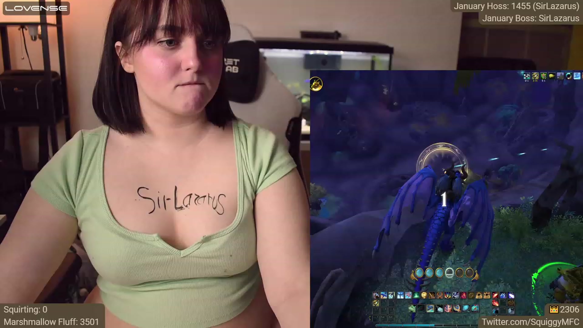 Gallery image thumbnail from Squiggy's myfreecams stream on, 01/09/2023, 05:21 image 8 of 20