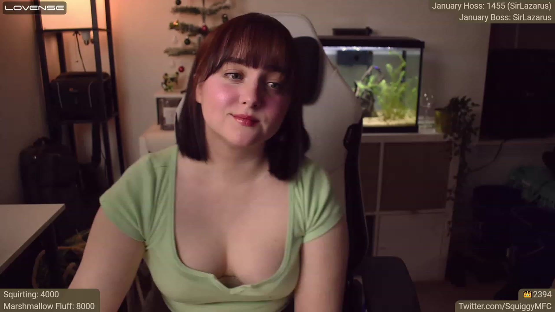 Gallery image thumbnail from Squiggy's myfreecams stream on, 01/10/2023, 06:05 image 1 of 20