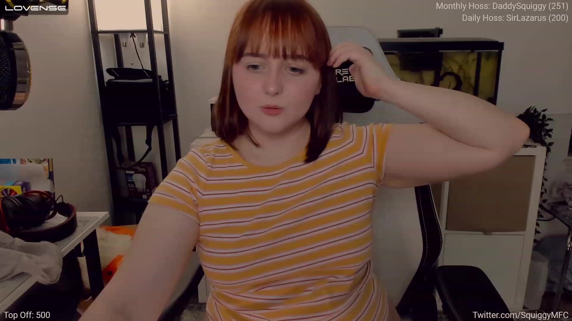 Gallery image thumbnail from Squiggy's myfreecams stream on, 04/12/2023, 02:40 image 14 of 20