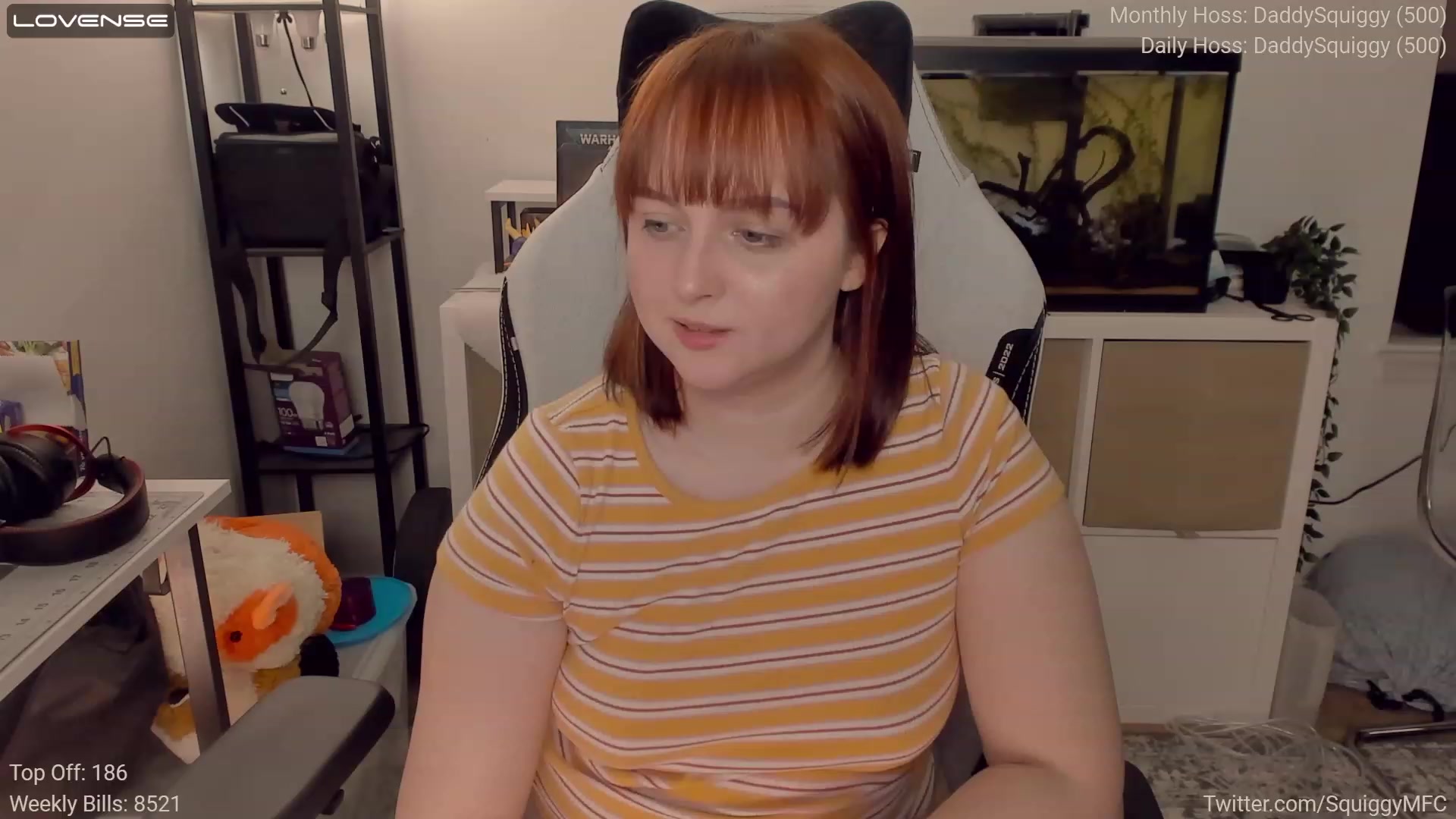 Gallery image thumbnail from Squiggy's myfreecams stream on, 04/12/2023, 04:36 image 12 of 20