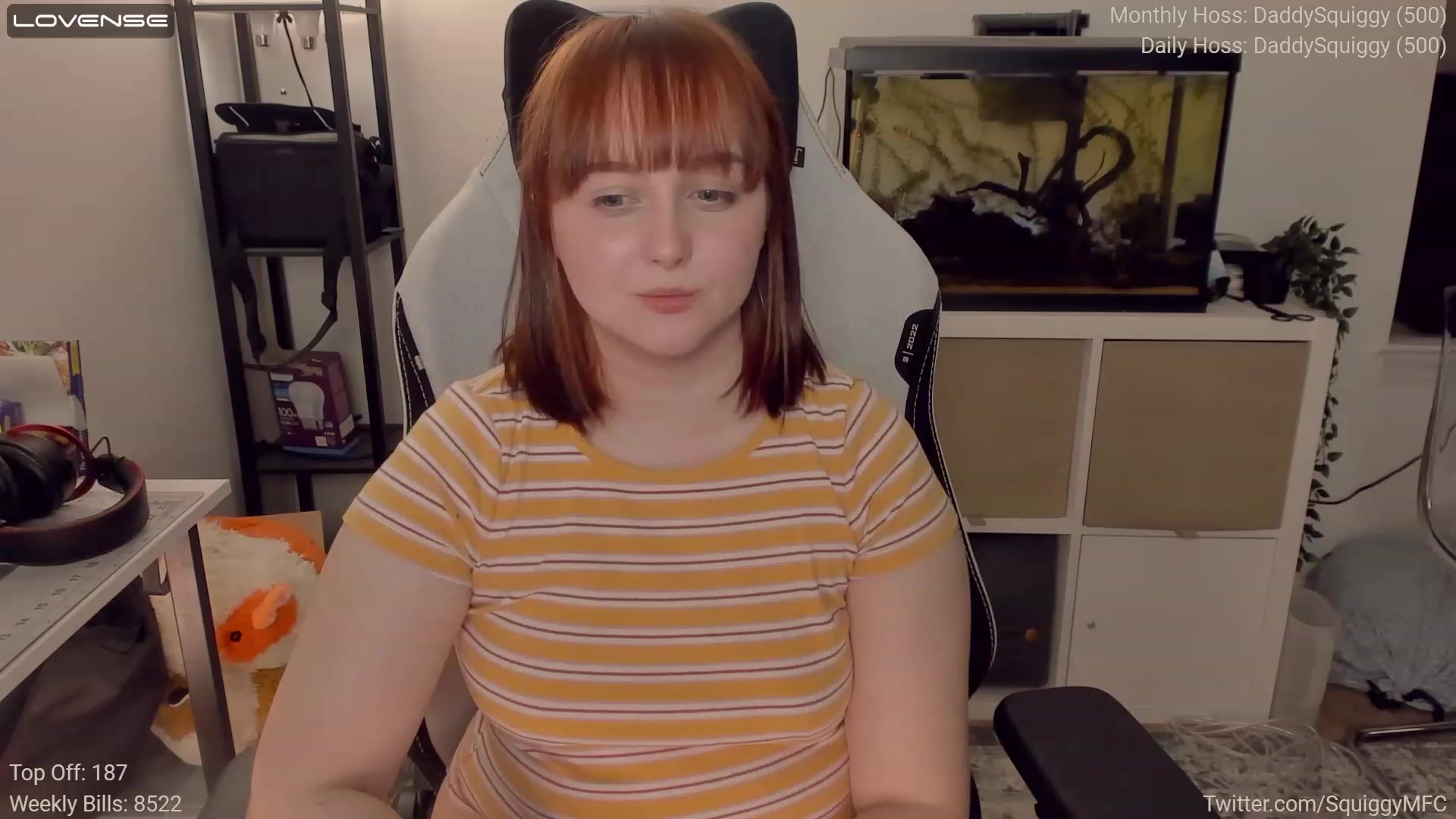 Gallery image thumbnail from Squiggy's myfreecams stream on, 04/12/2023, 04:36 image 11 of 20
