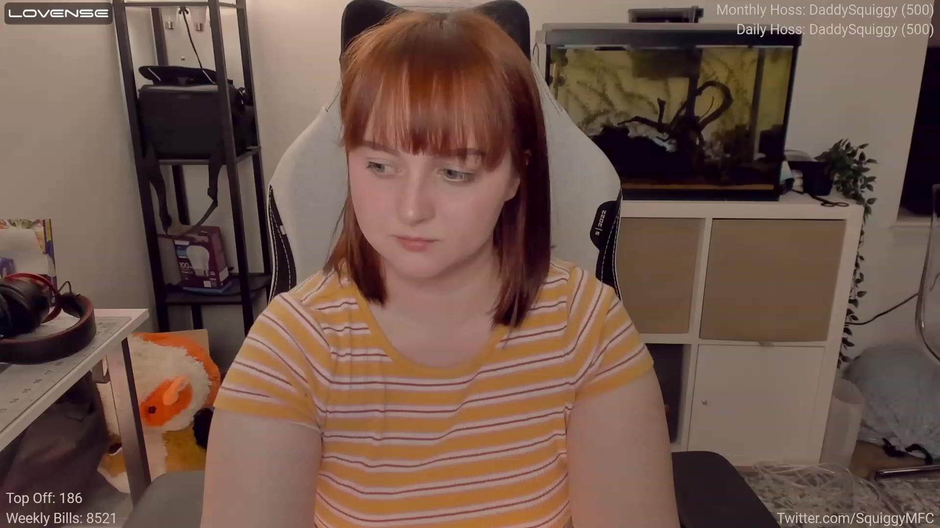 Gallery image thumbnail from Squiggy's myfreecams stream on, 04/12/2023, 04:36 image 15 of 20