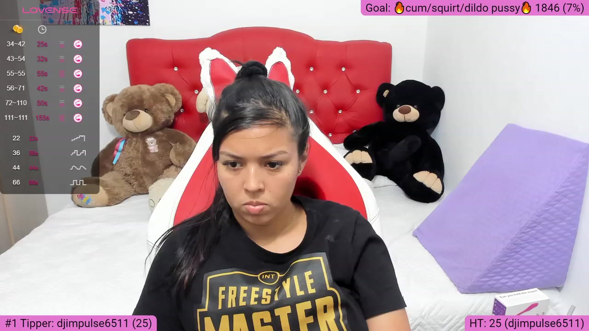Gallery image thumbnail from Ssknyysweeet_'s myfreecams stream on, 08/30/2023, 17:40 image 17 of 20