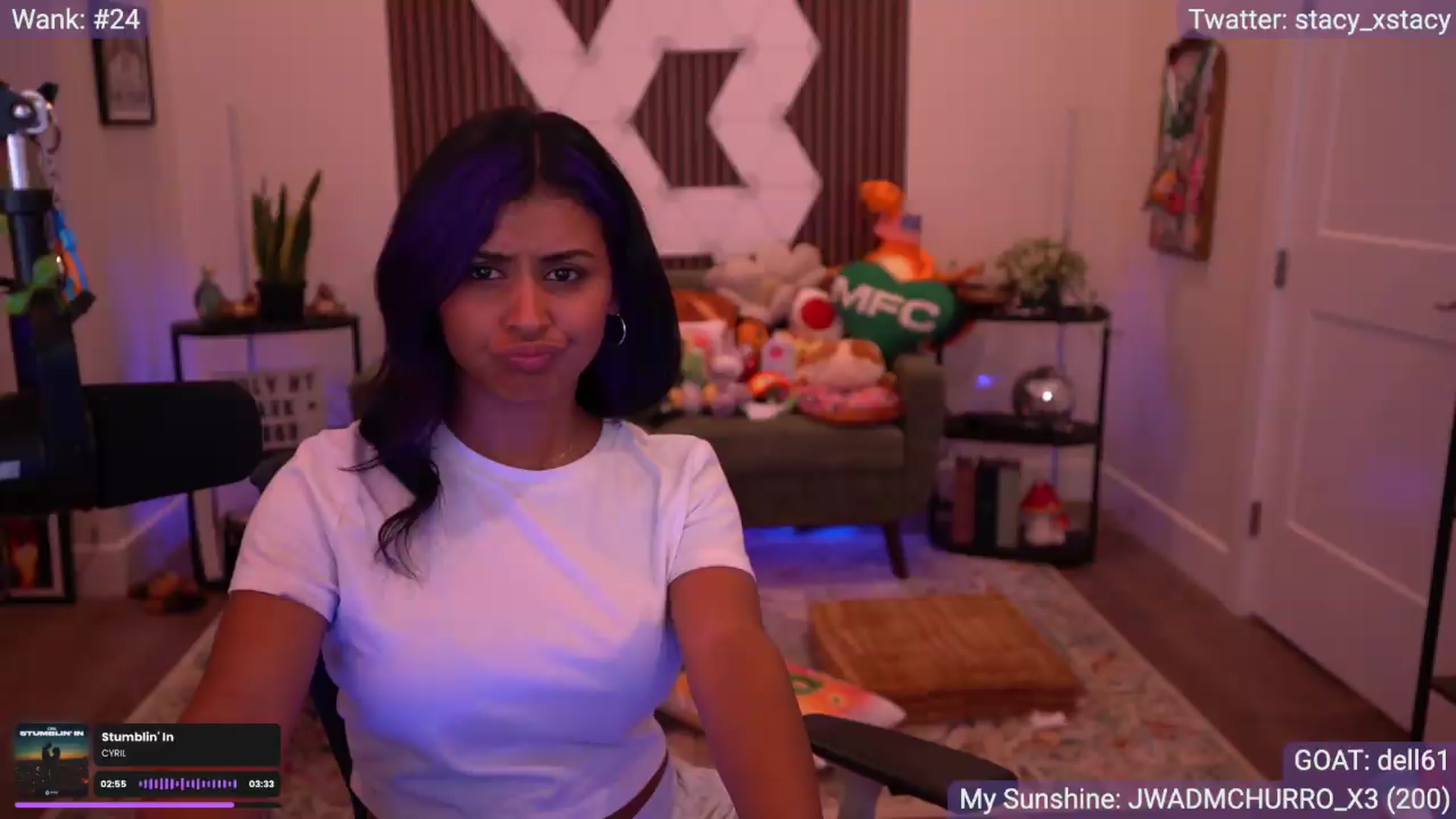 Gallery image thumbnail from Stacy_x3's myfreecams stream on, 07/10/2026, 23:19 image 1 of 20