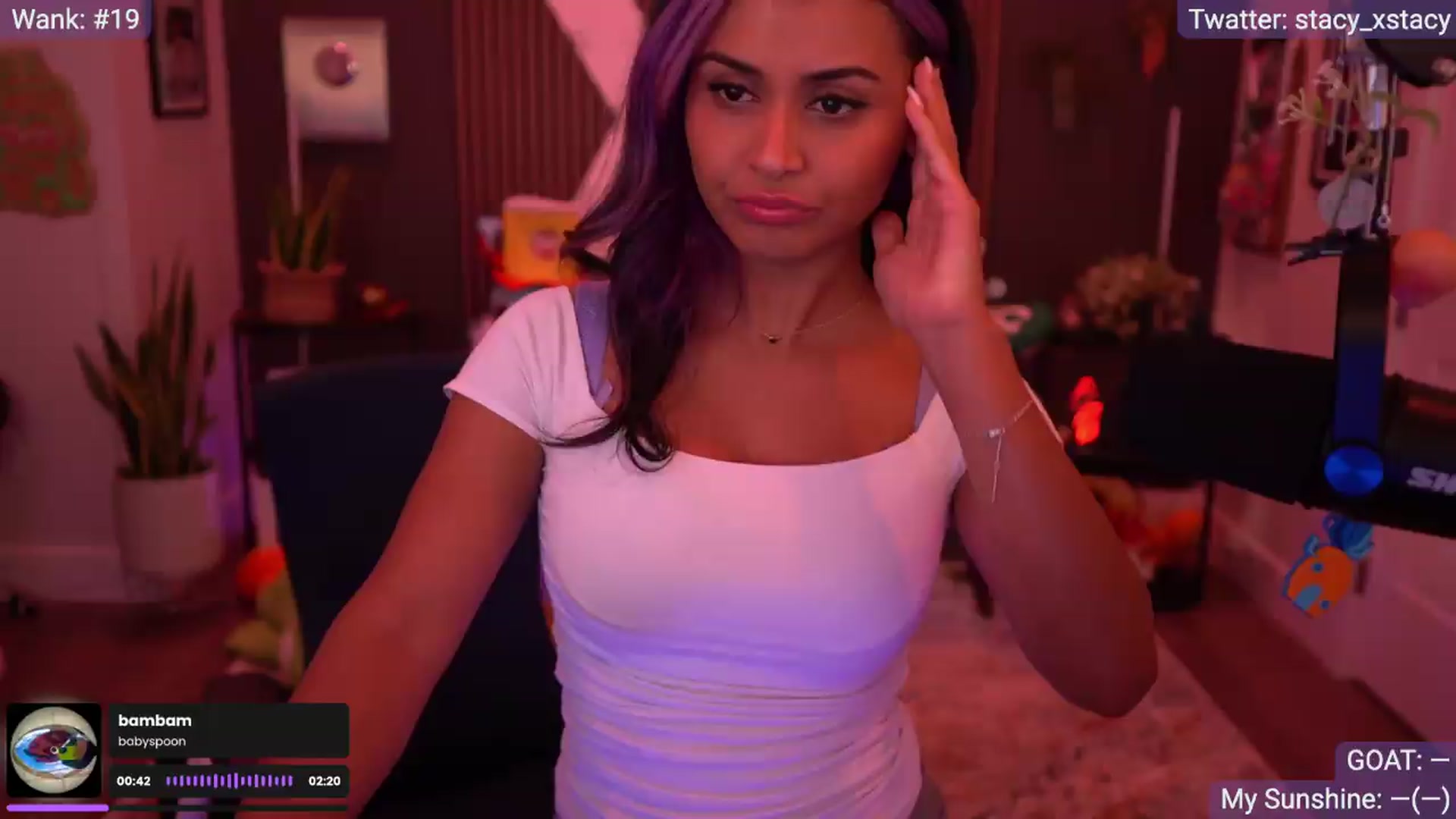 Gallery image thumbnail from Stacy_x3's myfreecams stream on, 08/21/2026, 04:35 image 1 of 20