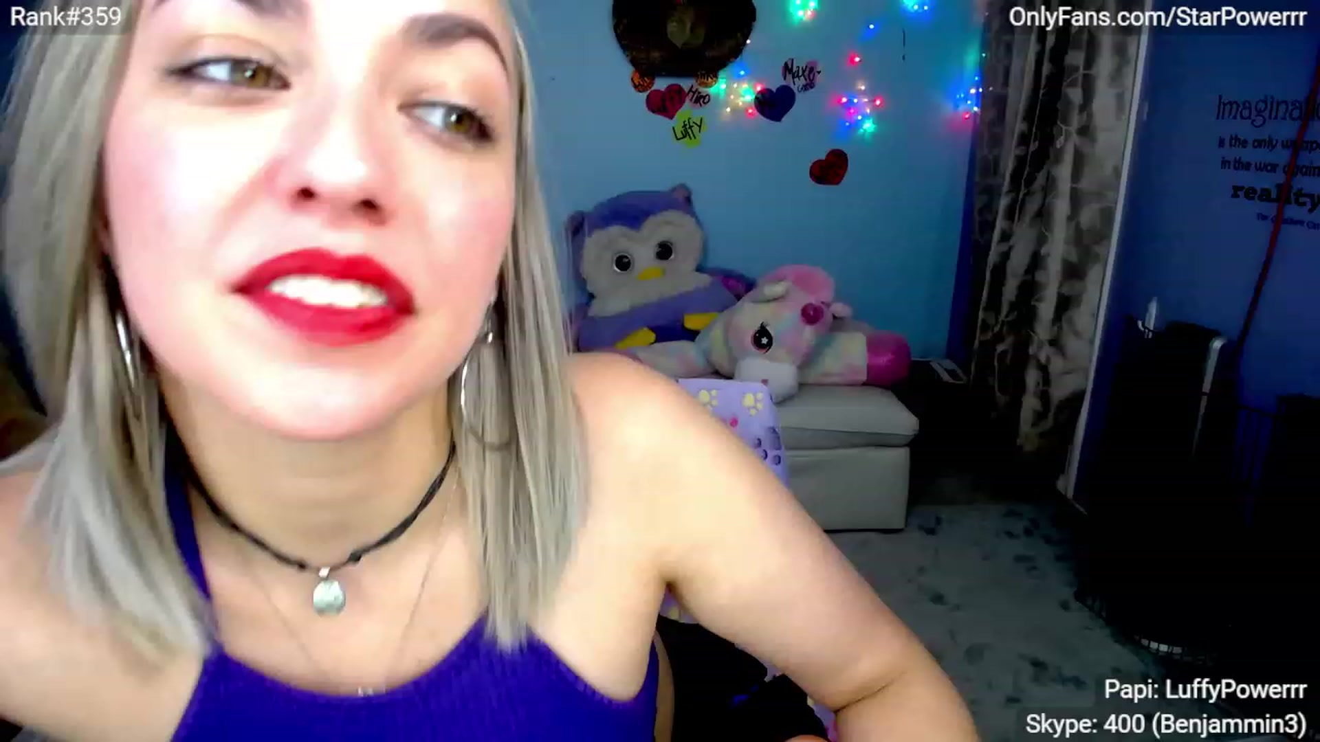 Gallery image thumbnail from StarPowerrr's myfreecams stream on, 05/06/2023, 05:27 image 1 of 20