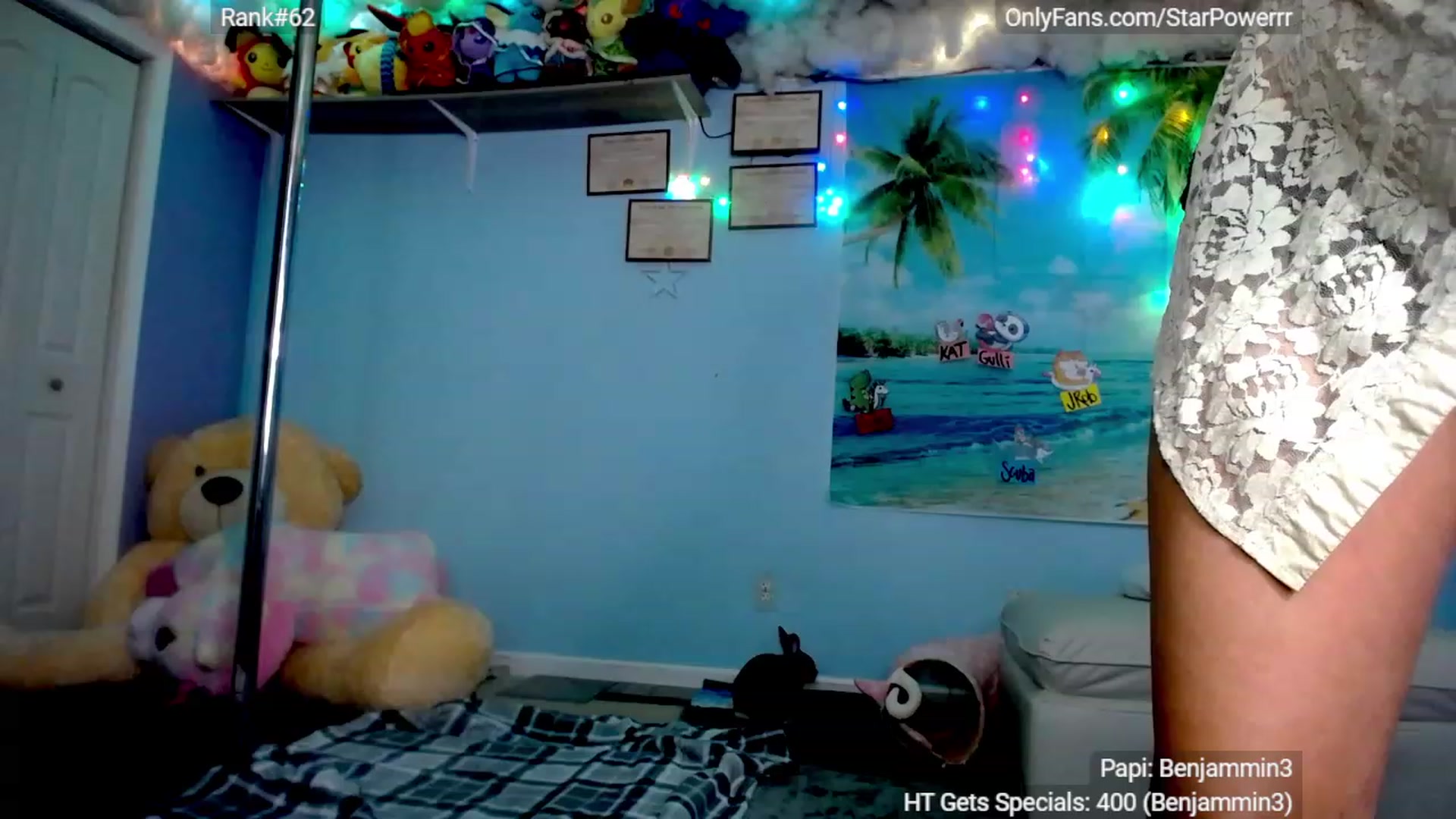 Gallery image thumbnail from StarPowerrr's myfreecams stream on, 07/27/2023, 03:38 image 14 of 20
