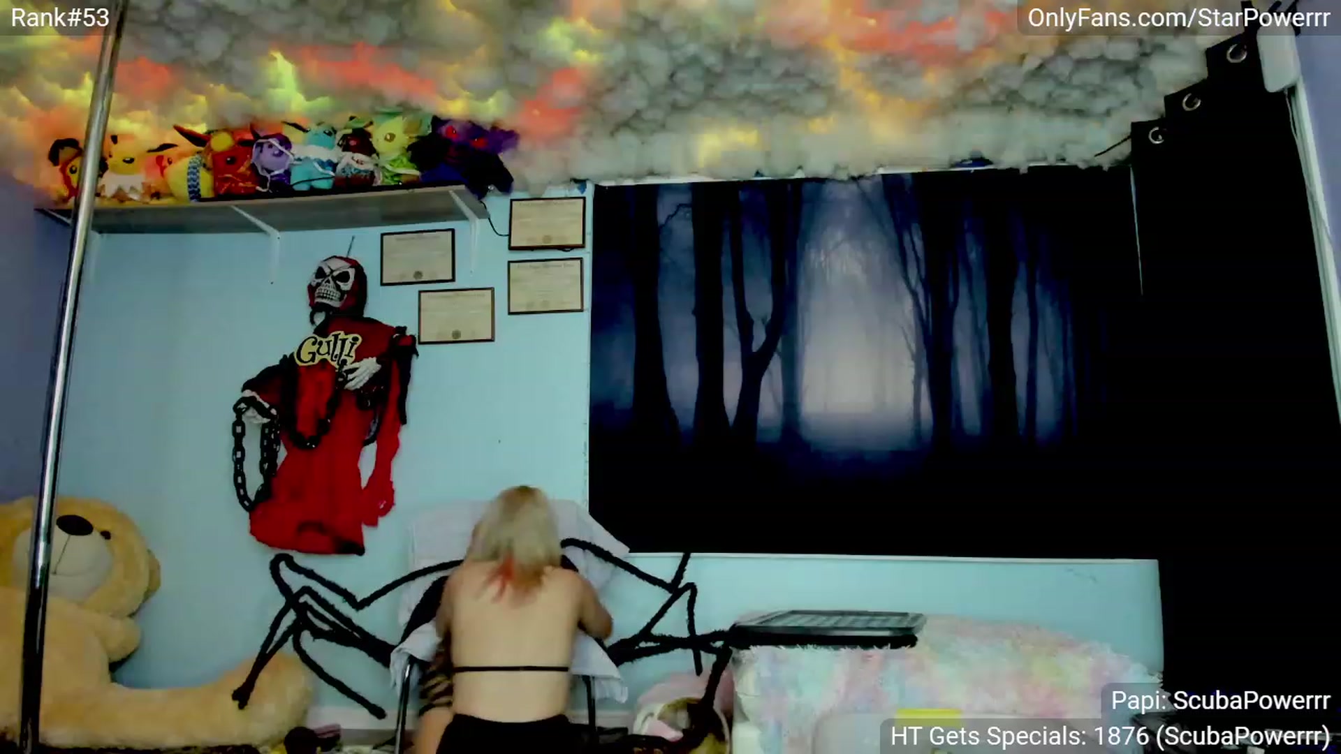 Gallery image thumbnail from StarPowerrr's myfreecams stream on, 10/03/2023, 05:57 image 18 of 20