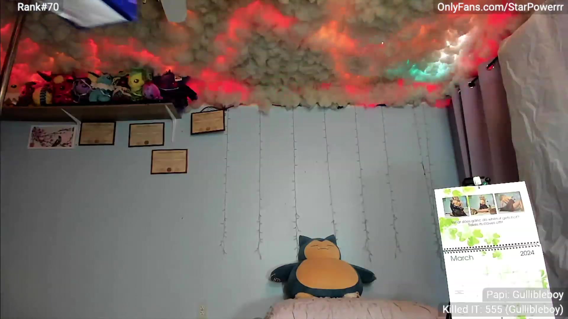 Gallery image thumbnail from StarPowerrr's myfreecams stream on, 01/17/2024, 09:41 image 5 of 20