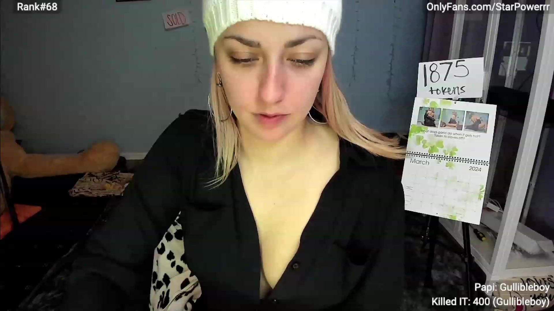 Gallery image thumbnail from StarPowerrr's myfreecams stream on, 01/19/2024, 06:23 image 7 of 20