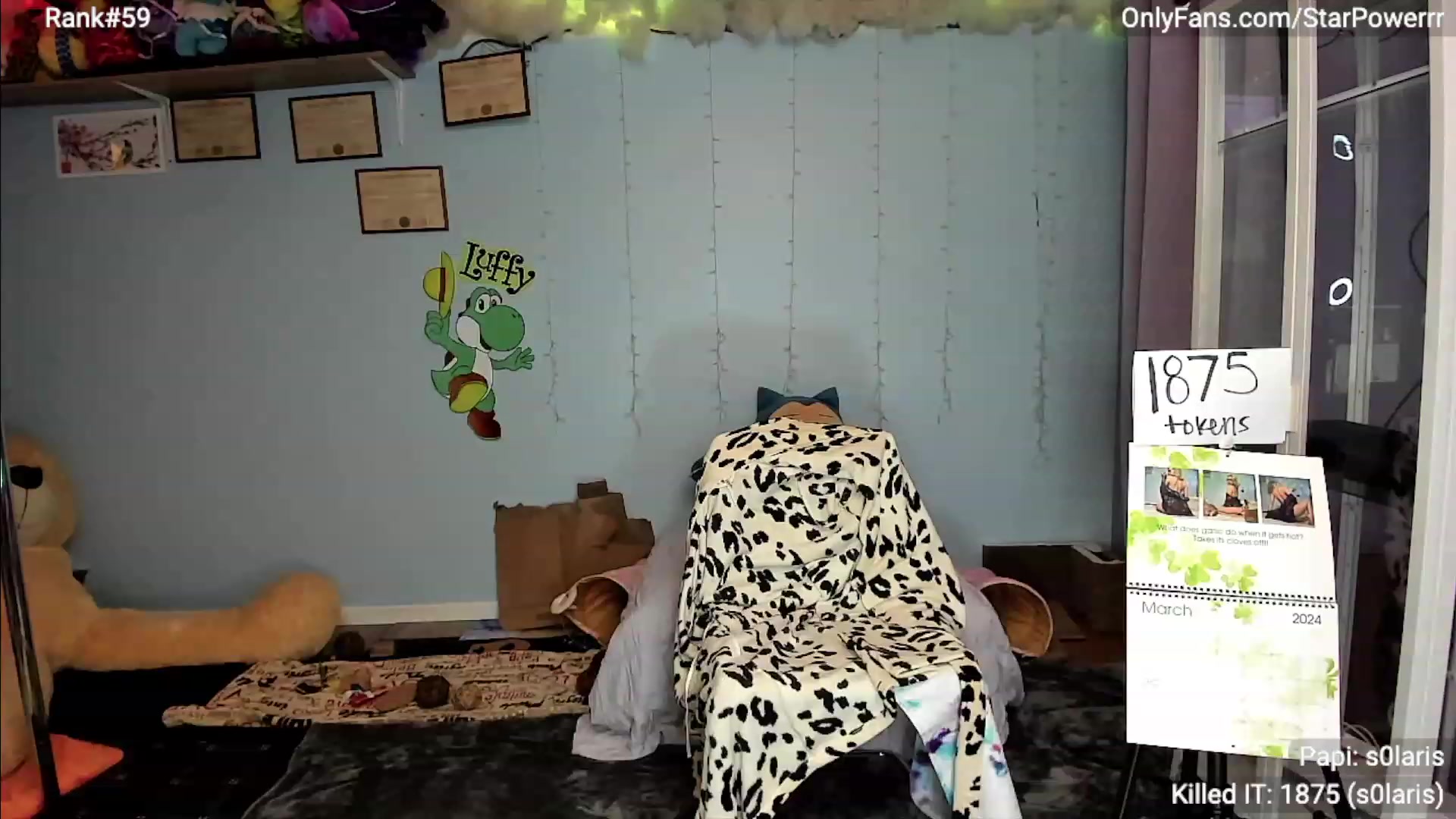 Gallery image thumbnail from StarPowerrr's myfreecams stream on, 01/20/2024, 10:40 image 1 of 20