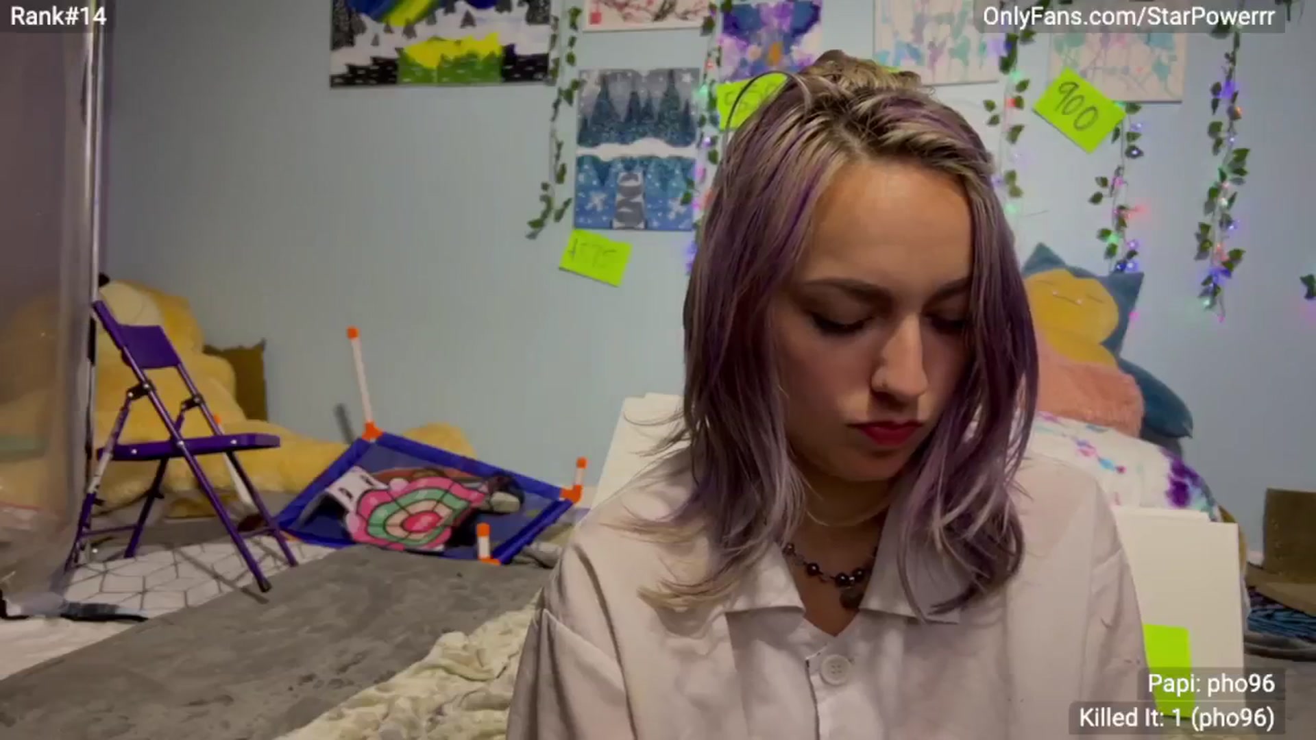 Gallery image thumbnail from StarPowerrr's myfreecams stream on, 04/29/2024, 03:39 image 9 of 20