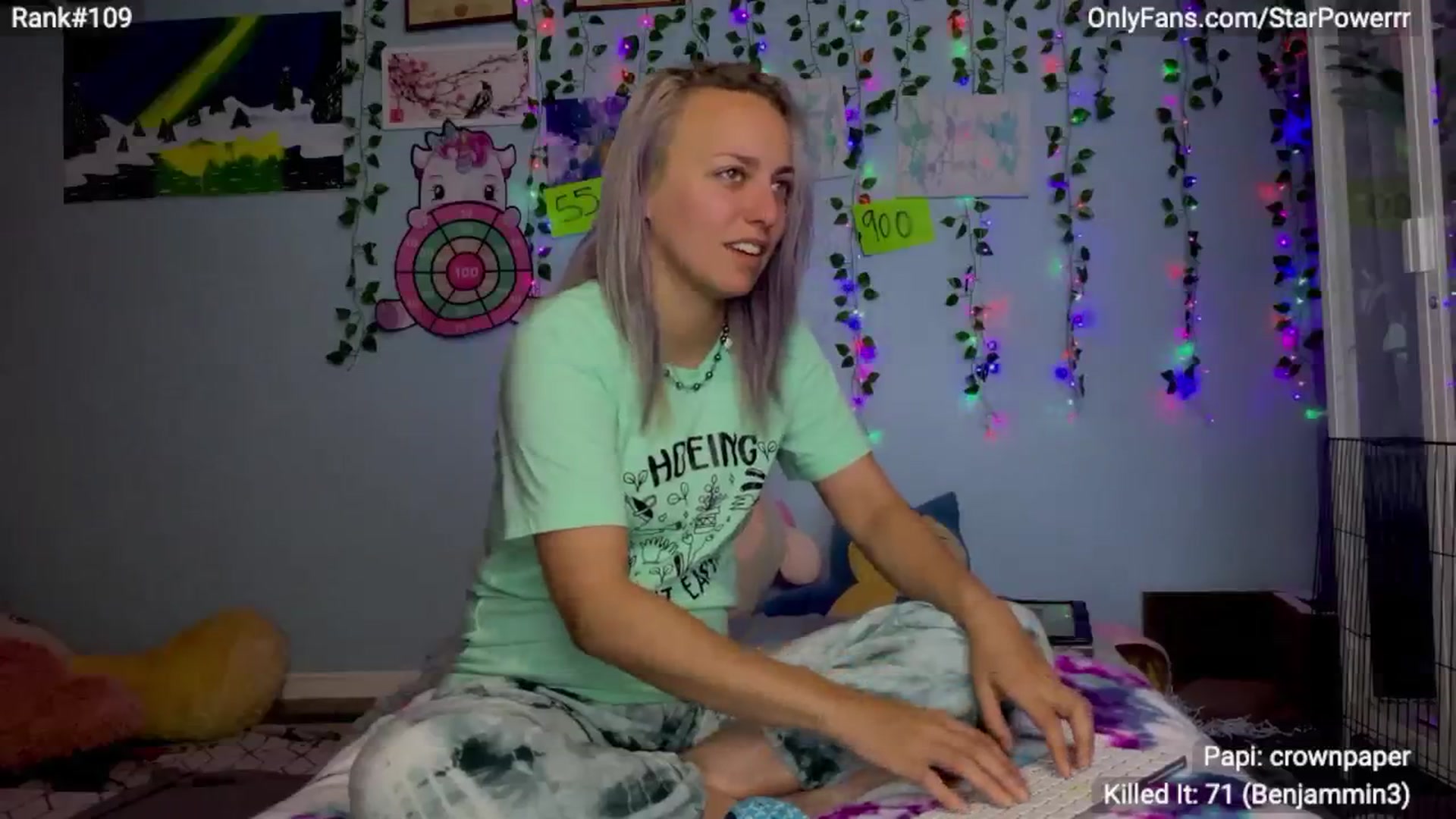 Gallery image thumbnail from StarPowerrr's myfreecams stream on, 05/08/2024, 07:28 image 3 of 20