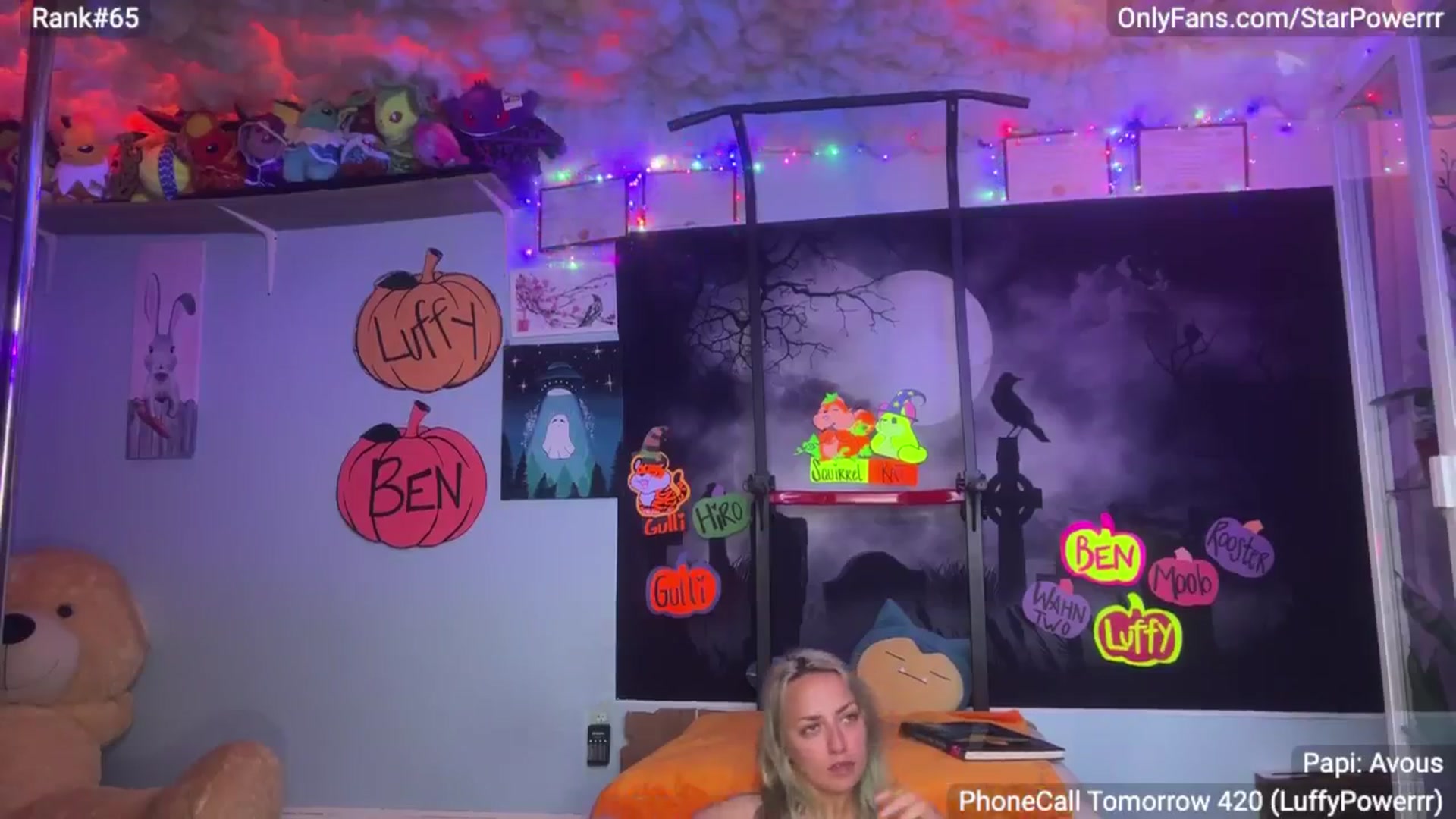 Gallery image thumbnail from StarPowerrr's myfreecams stream on, 10/13/2024, 09:10 image 9 of 20
