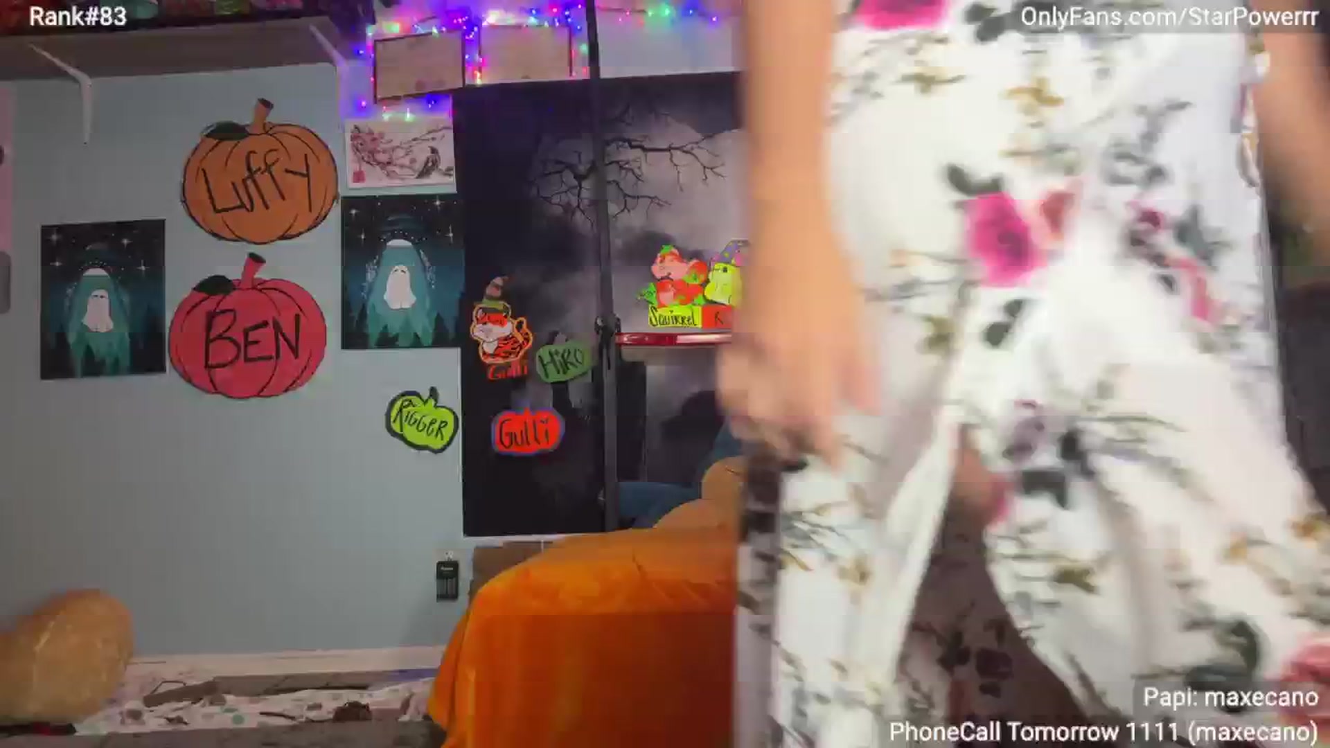 Gallery image thumbnail from StarPowerrr's myfreecams stream on, 10/19/2024, 09:03 image 1 of 20
