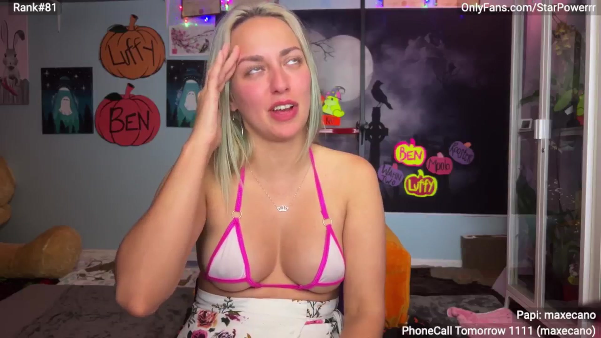 Gallery image thumbnail from StarPowerrr's myfreecams stream on, 10/19/2024, 09:03 image 5 of 20
