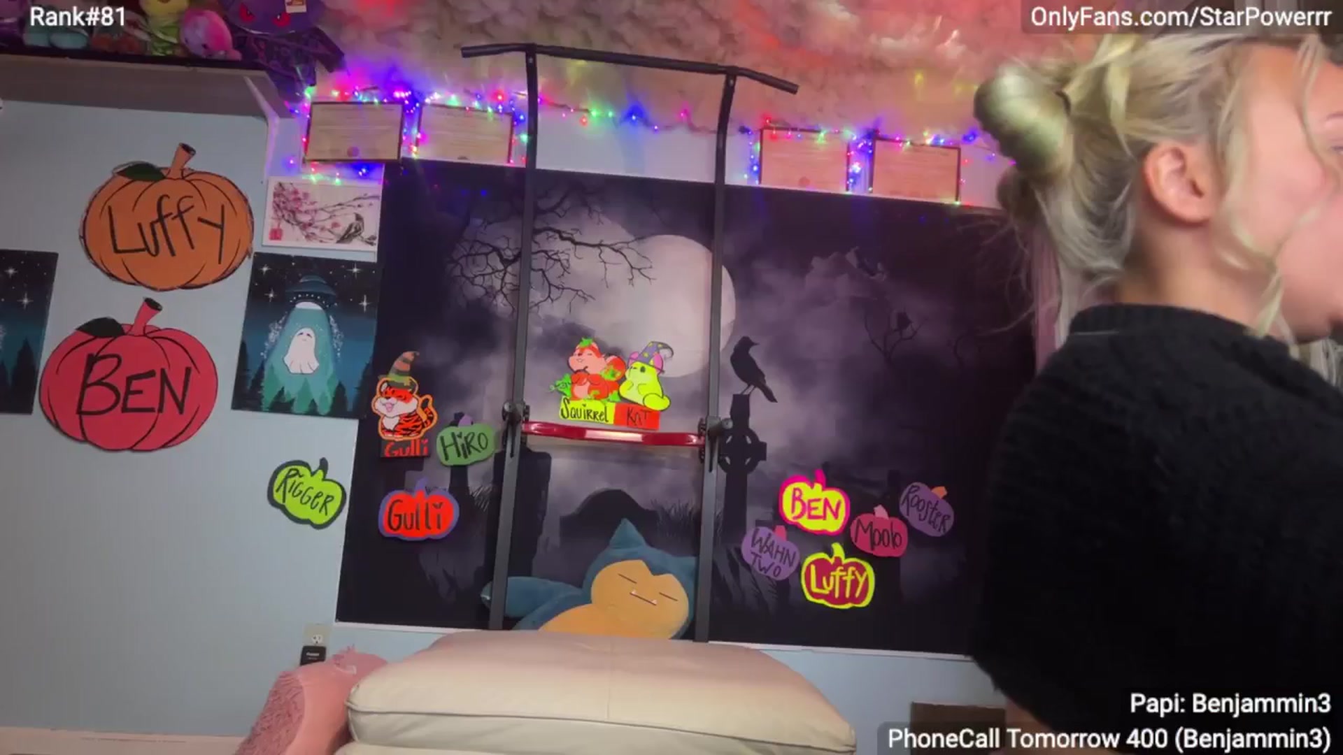Gallery image thumbnail from StarPowerrr's myfreecams stream on, 10/24/2024, 04:44 image 5 of 20