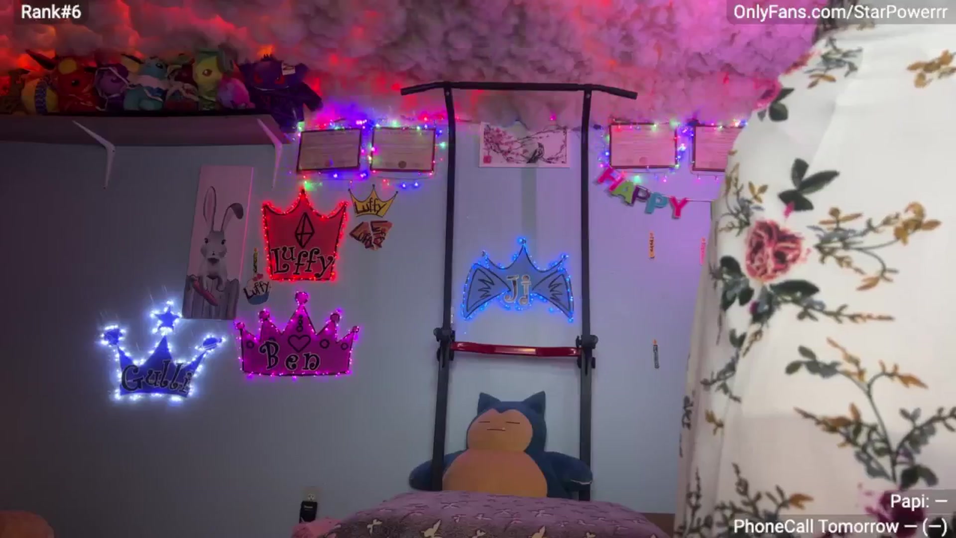 Gallery image thumbnail from StarPowerrr's myfreecams stream on, 11/09/2024, 03:37 image 6 of 20