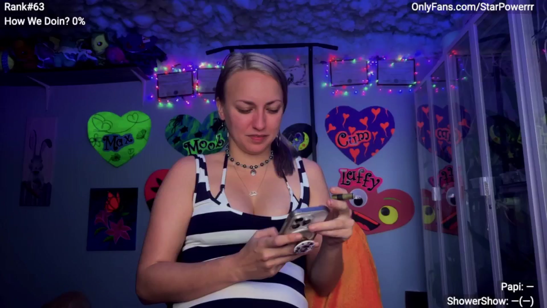 Gallery image thumbnail from StarPowerrr's myfreecams stream on, 02/22/2025, 09:56 image 1 of 20