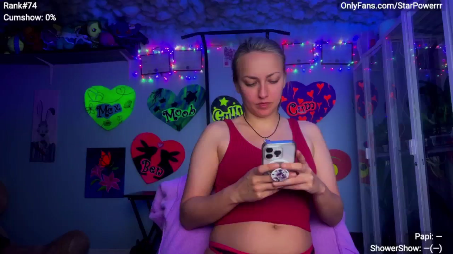 Gallery image thumbnail from StarPowerrr's myfreecams stream on, 03/13/2025, 08:05 image 1 of 20