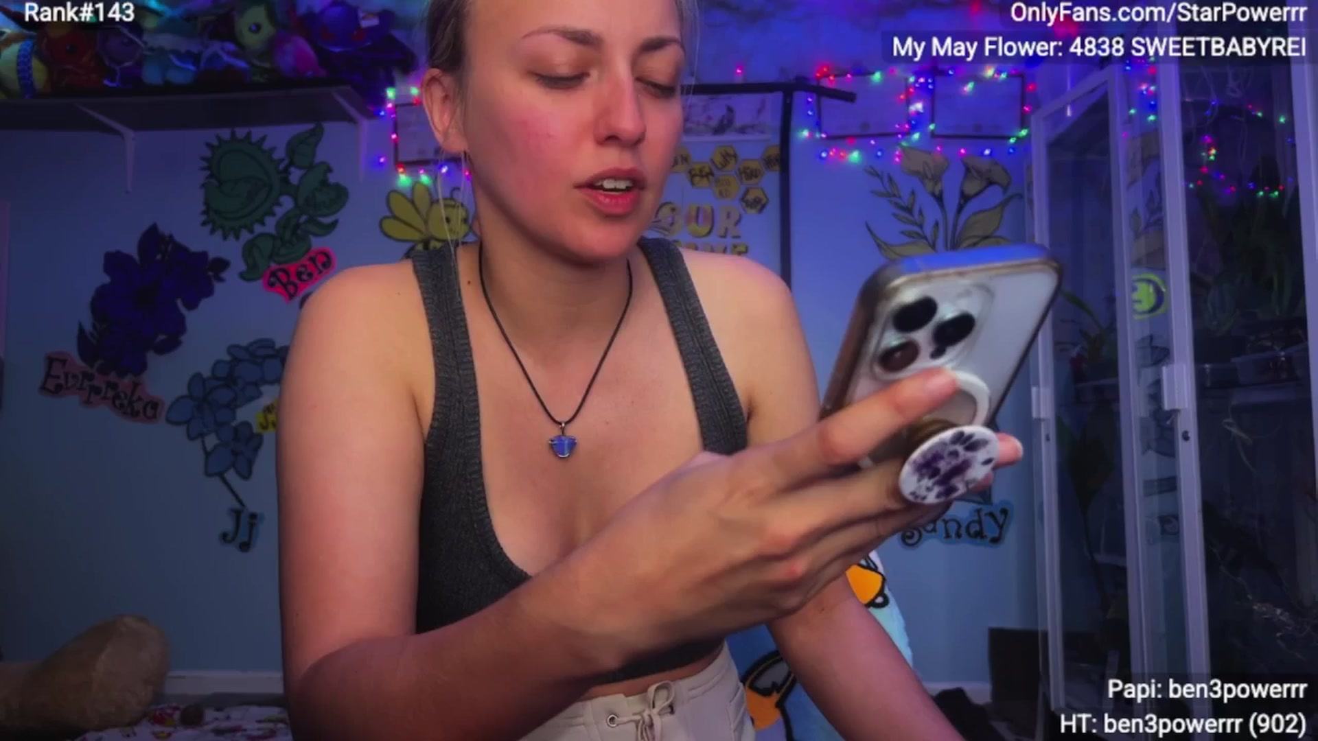 Gallery image thumbnail from StarPowerrr's myfreecams stream on, 05/17/2025, 08:11 image 19 of 20