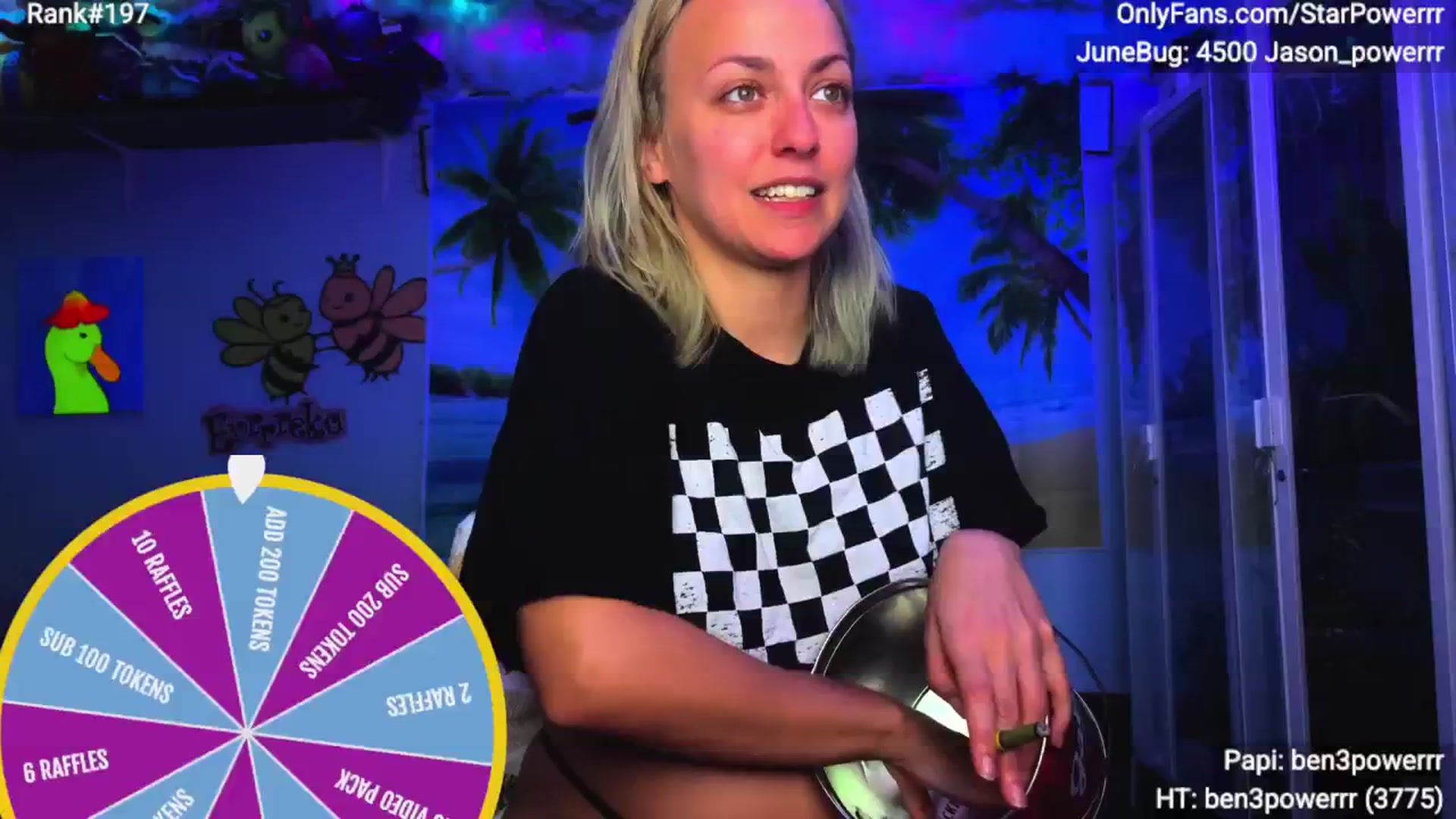 Gallery image thumbnail from StarPowerrr's myfreecams stream on, 07/02/2025, 05:10 image 16 of 20