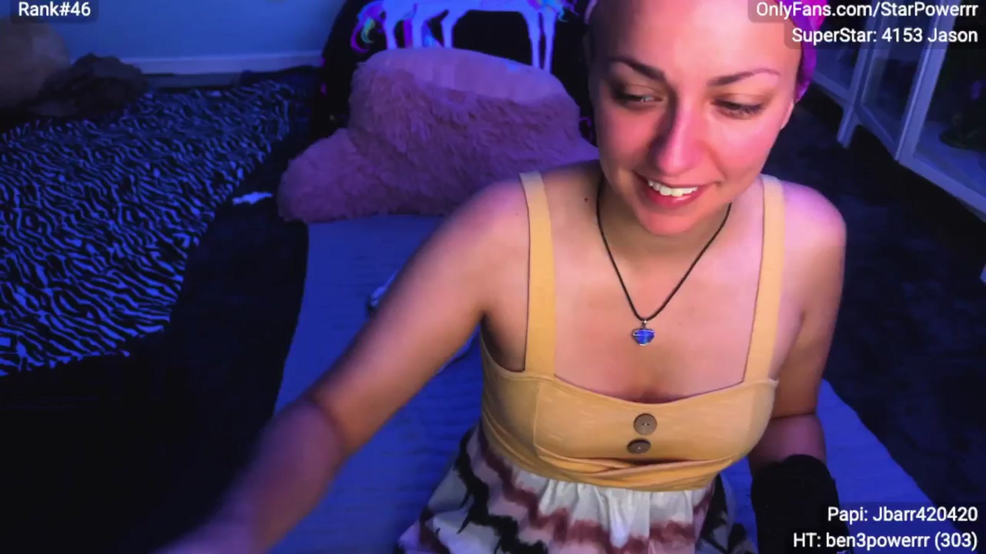 Gallery image thumbnail from StarPowerrr's myfreecams stream on, 07/04/2025, 08:04 image 4 of 20