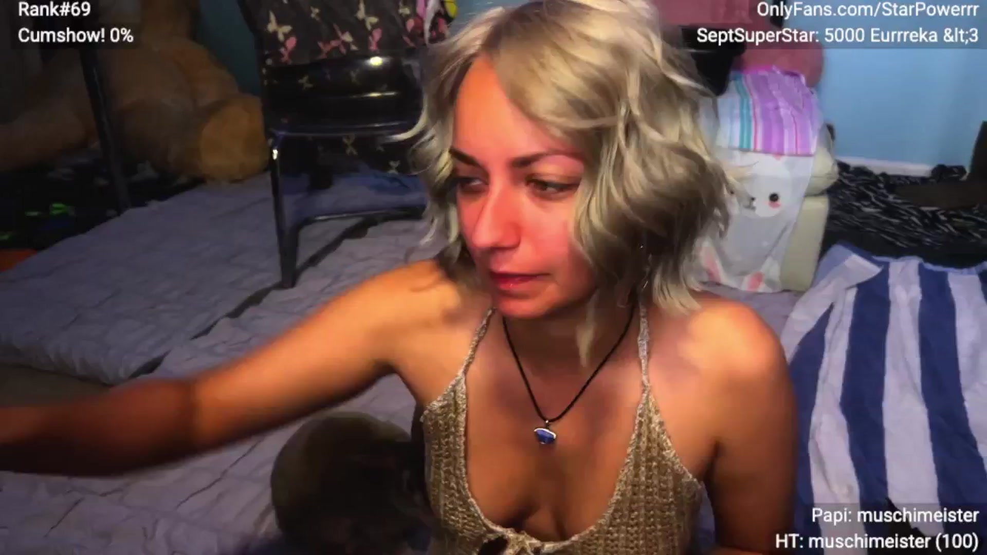 Gallery image thumbnail from StarPowerrr's myfreecams stream on, 09/20/2025, 05:28 image 9 of 20