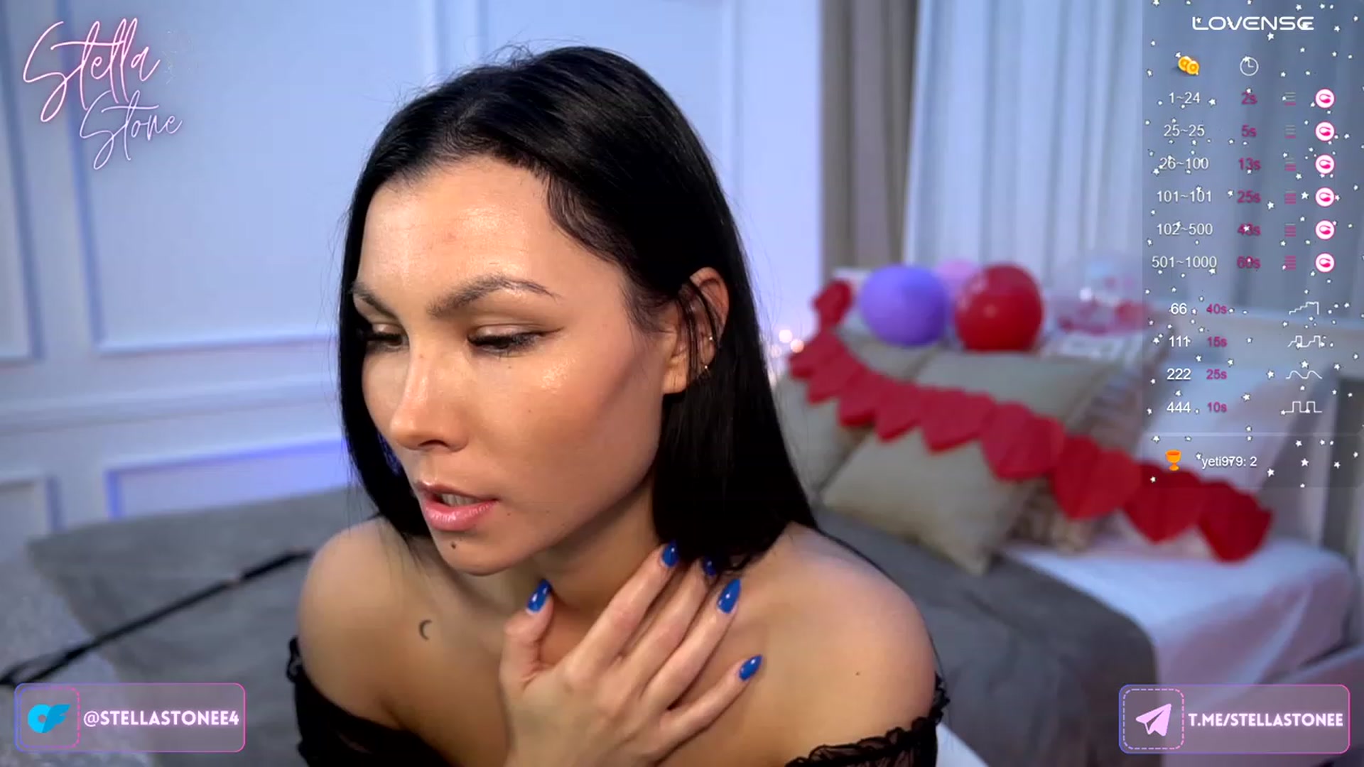 Gallery image thumbnail from StellaStone4's myfreecams stream on, 02/14/2024, 20:03 image 18 of 20