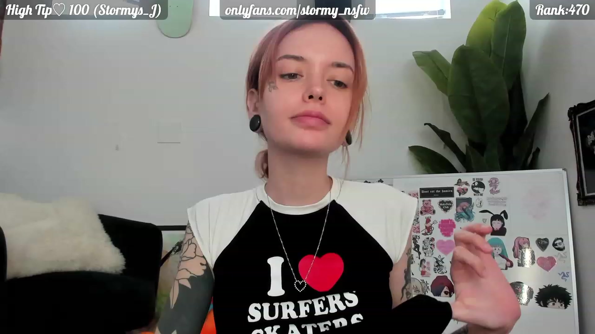 Gallery image thumbnail from Stormy's myfreecams stream on, 07/07/2023, 01:50 image 1 of 20