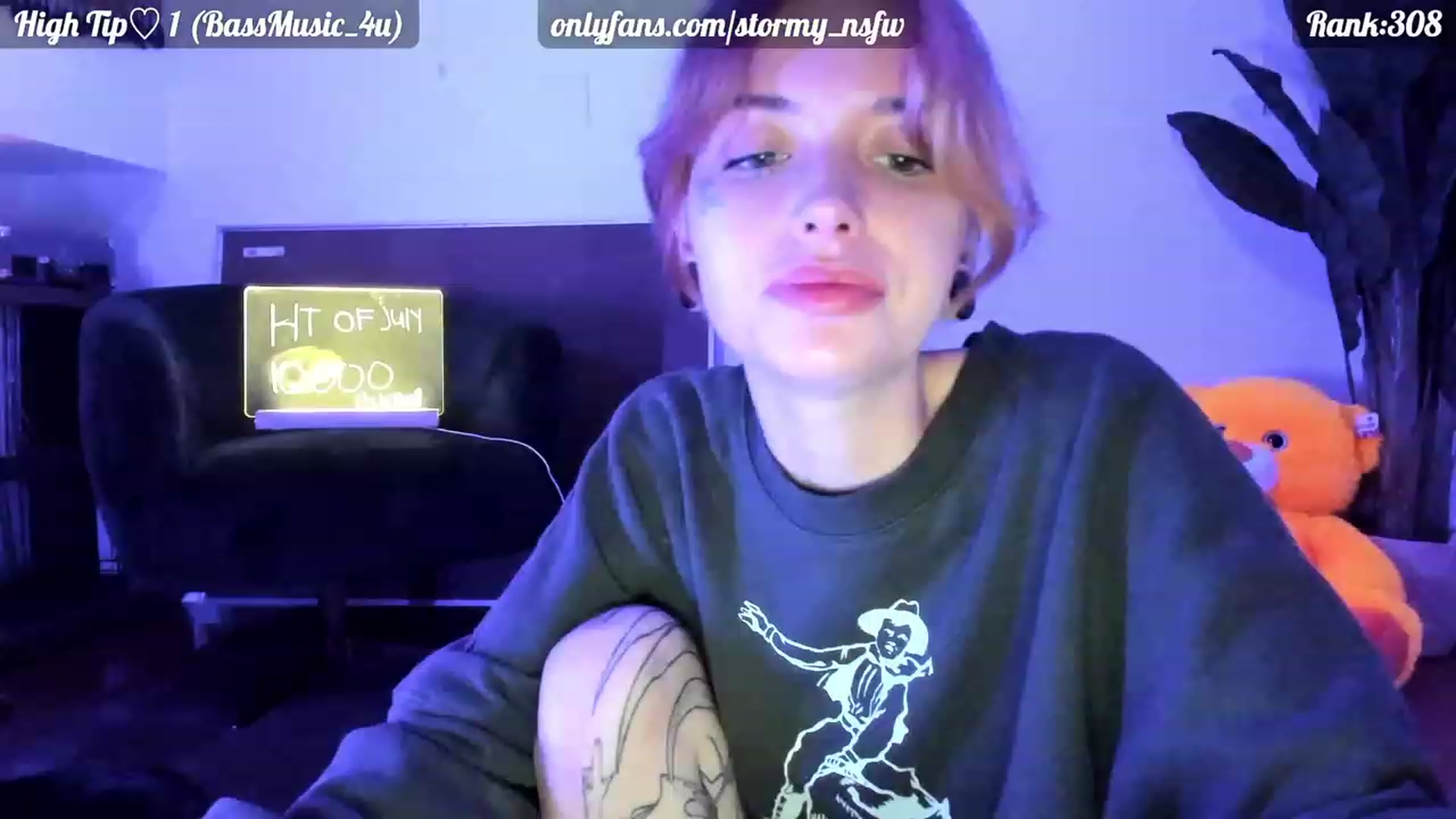 Gallery image thumbnail from Stormy's myfreecams stream on, 07/12/2023, 06:03 image 1 of 20