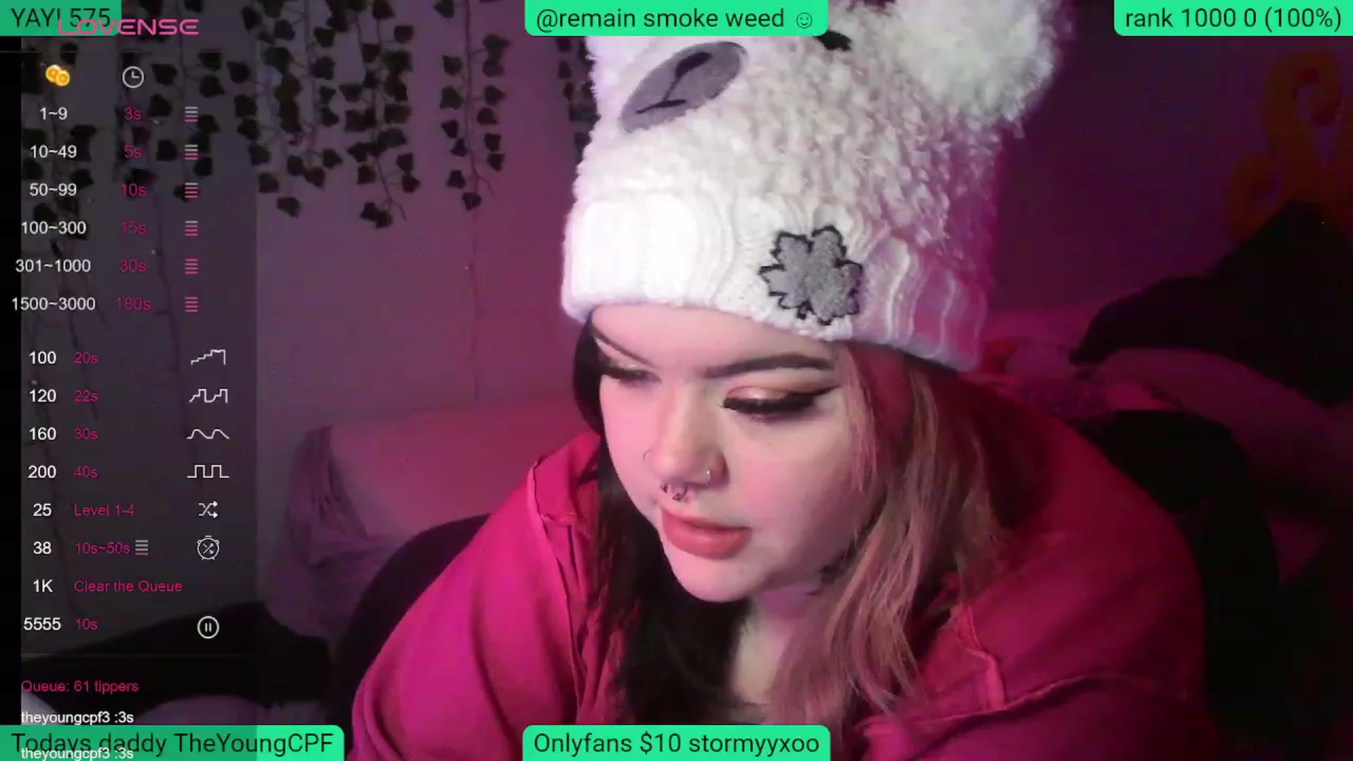 Gallery image thumbnail from Stormyxoo's myfreecams stream on, 02/25/2024, 07:55 image 3 of 20