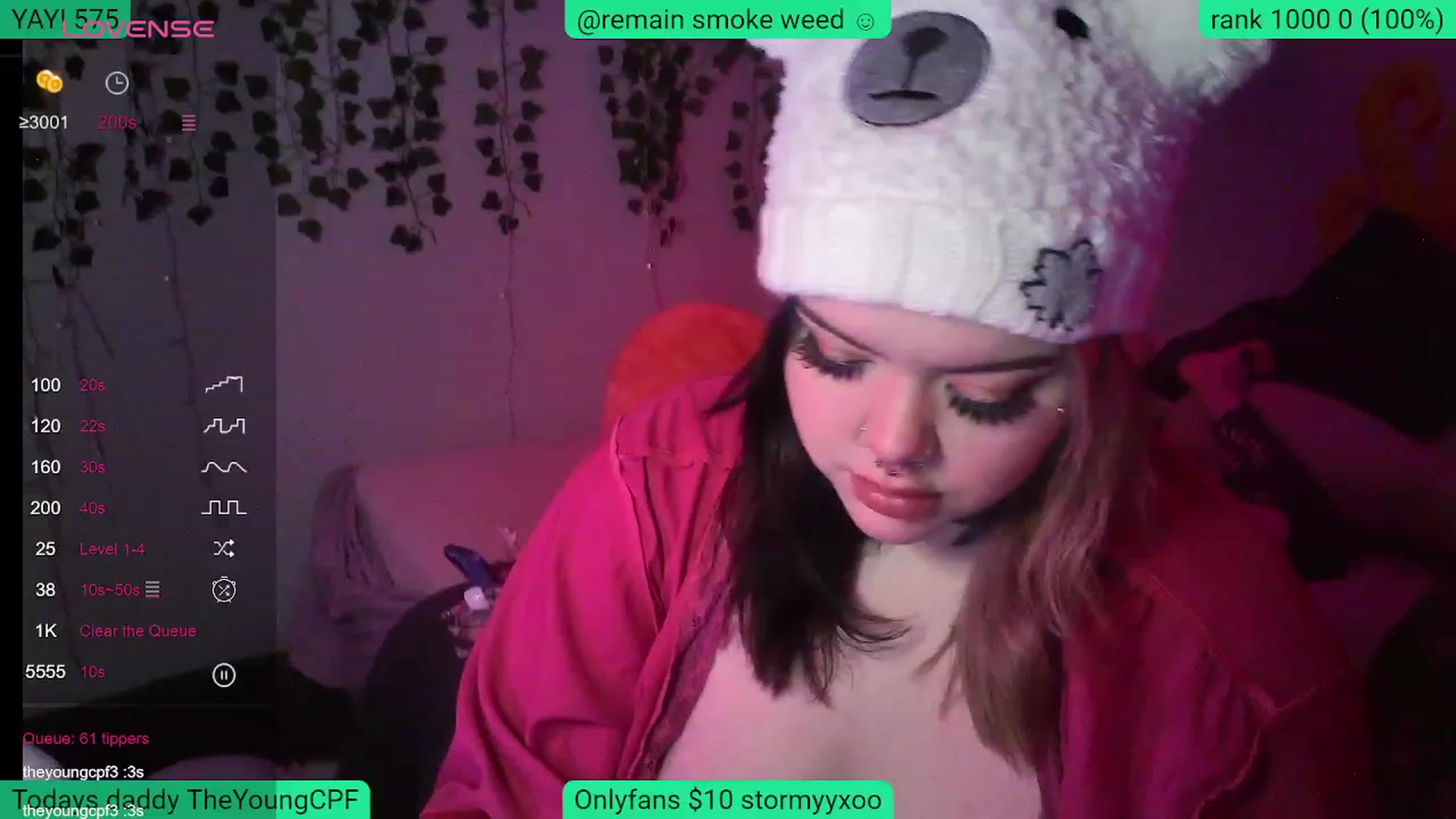 Gallery image thumbnail from Stormyxoo's myfreecams stream on, 02/25/2024, 07:55 image 2 of 20
